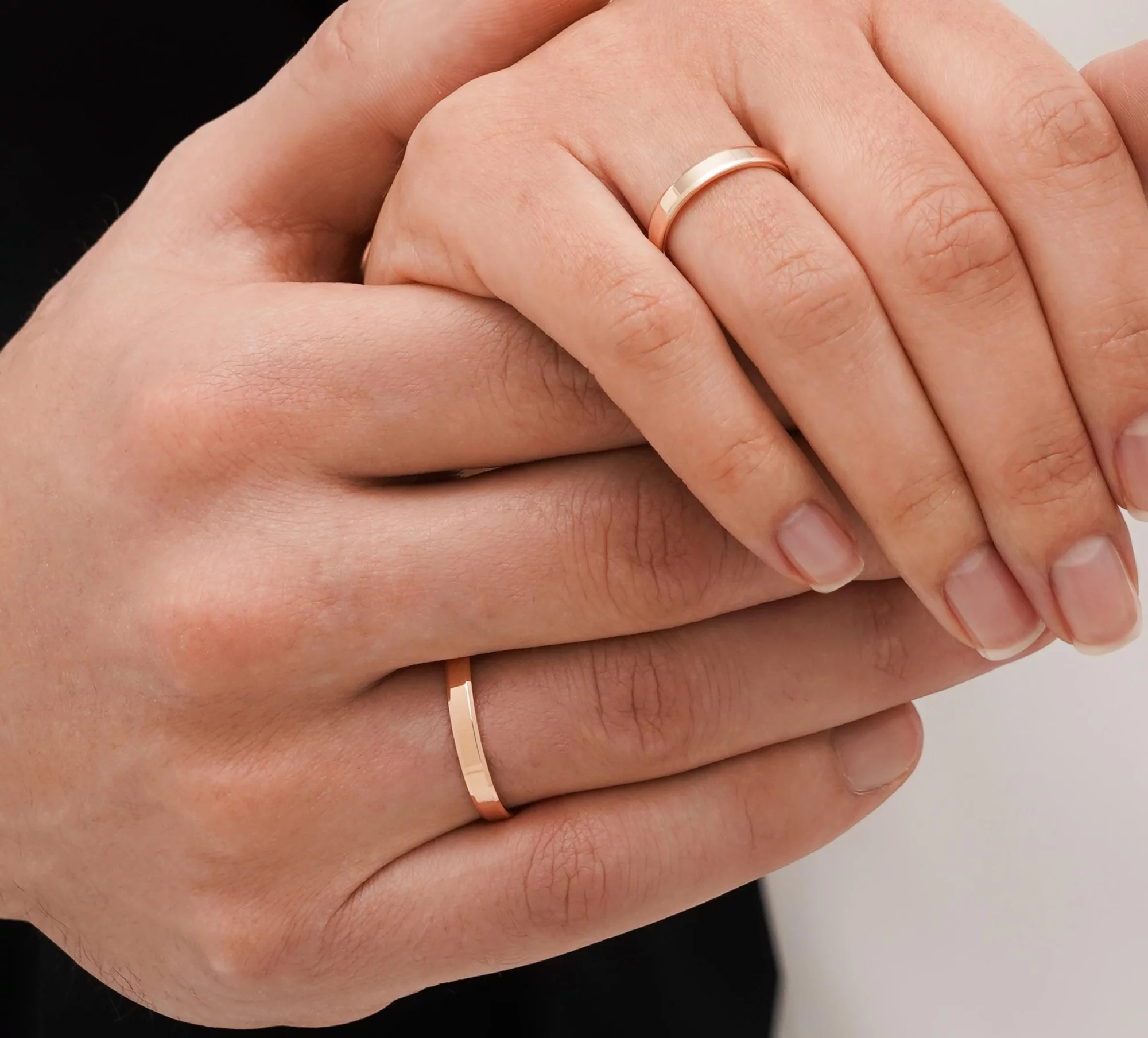 Обручальное кольцо классическое американка с фаской  - 667256 – изображение 2