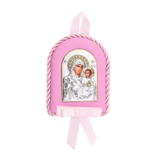 Дитячий подарунок "Богородиця Віфлеємська" в сріблі - 2079807