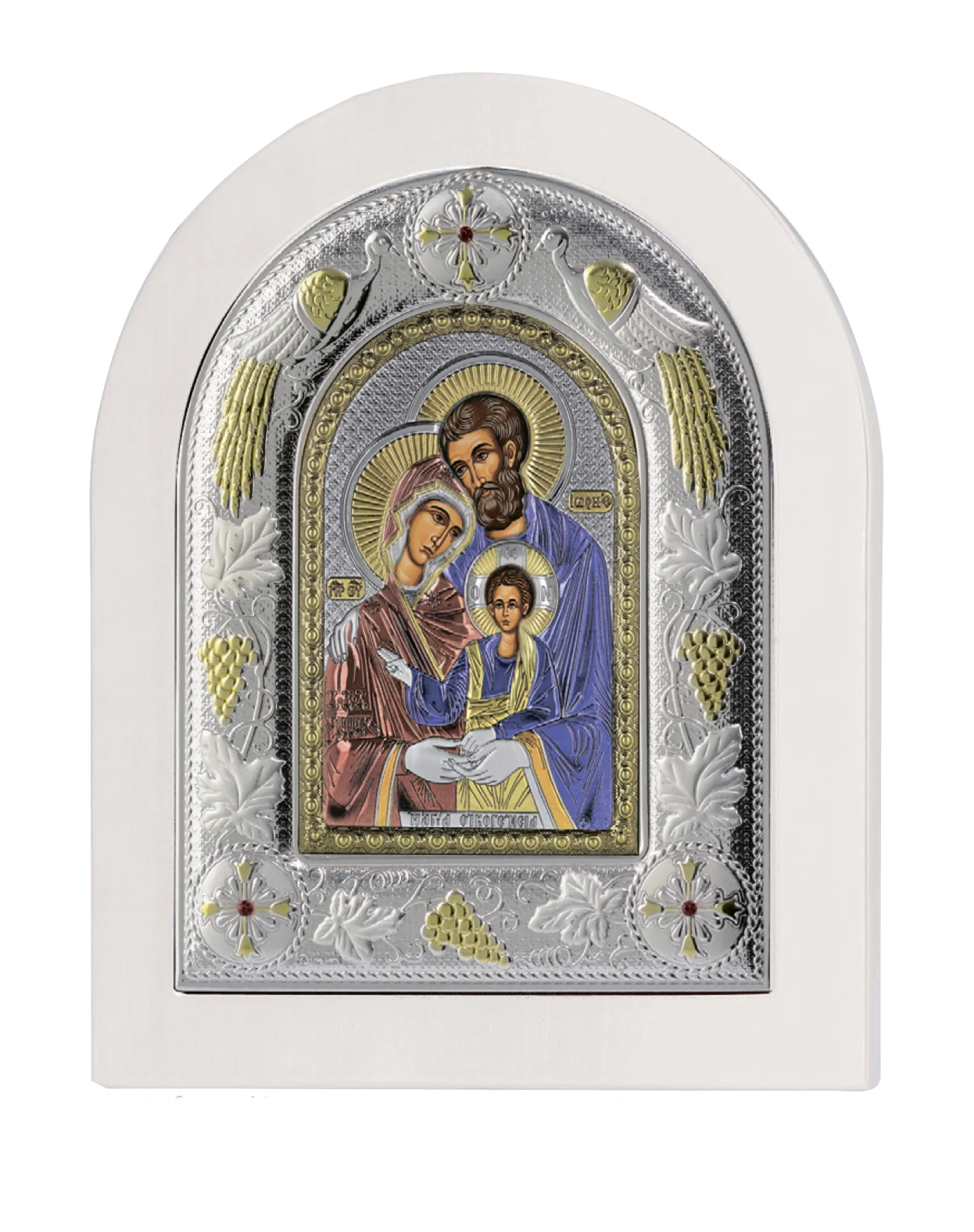 Срібна ікона "Святе Сімейство" - 966060 - 1