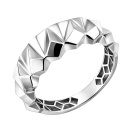 Массивное кольцо из белого золота - 2133851