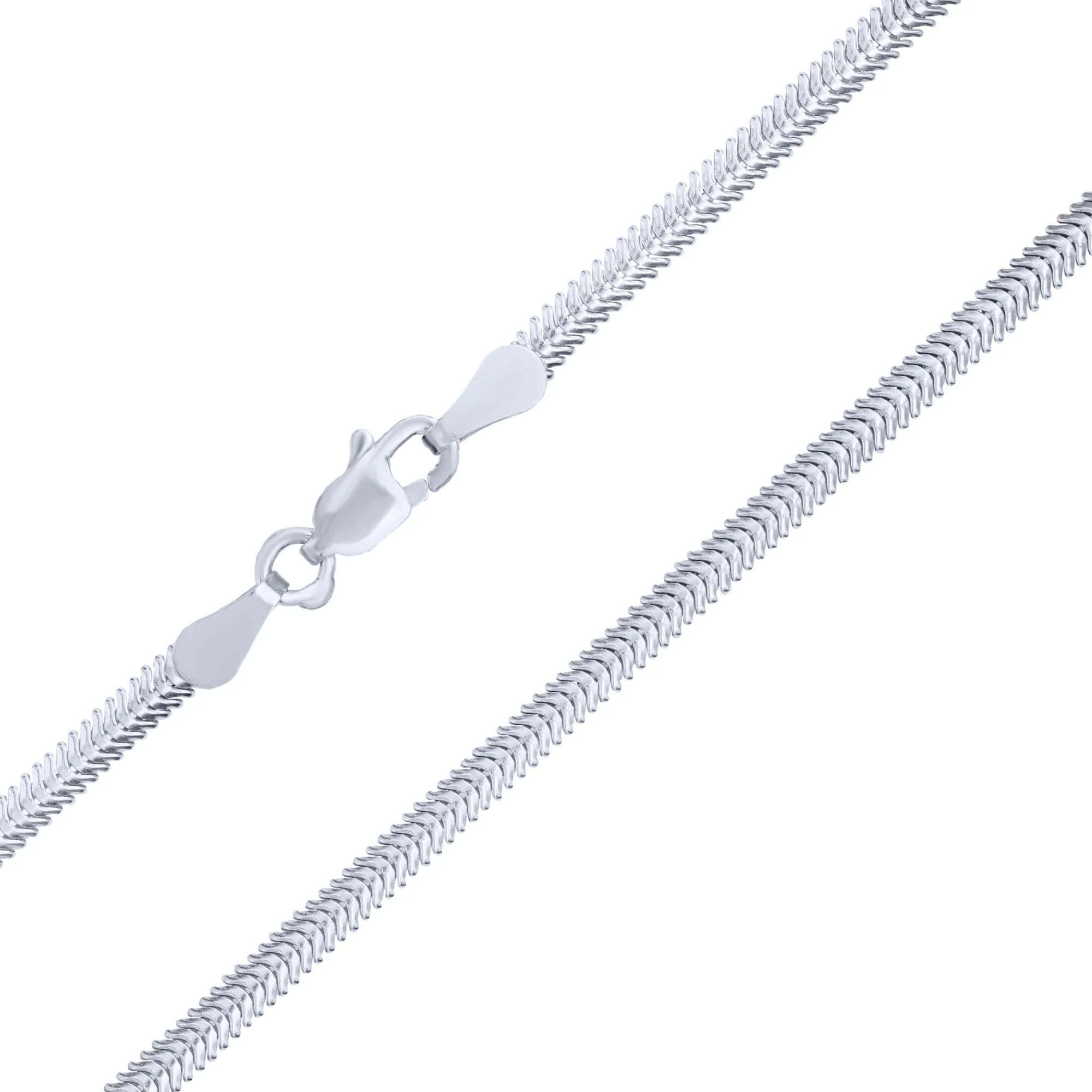 Серебряный браслет плетение снейк - 1714999 - 2