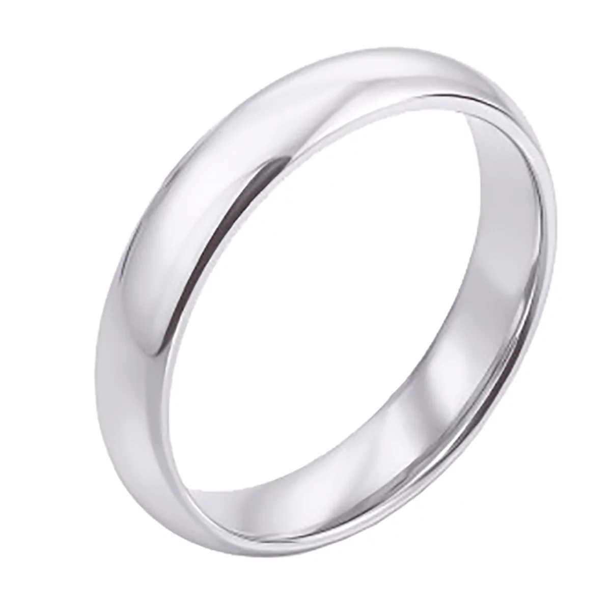 Обручальное кольцо Комфорт из белого золота Классическая. Артикул 239234б: цена, отзывы, фото – купить в интернет-магазине AURUM