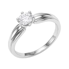 Cеребряное кольцо с фианитом - 2186964