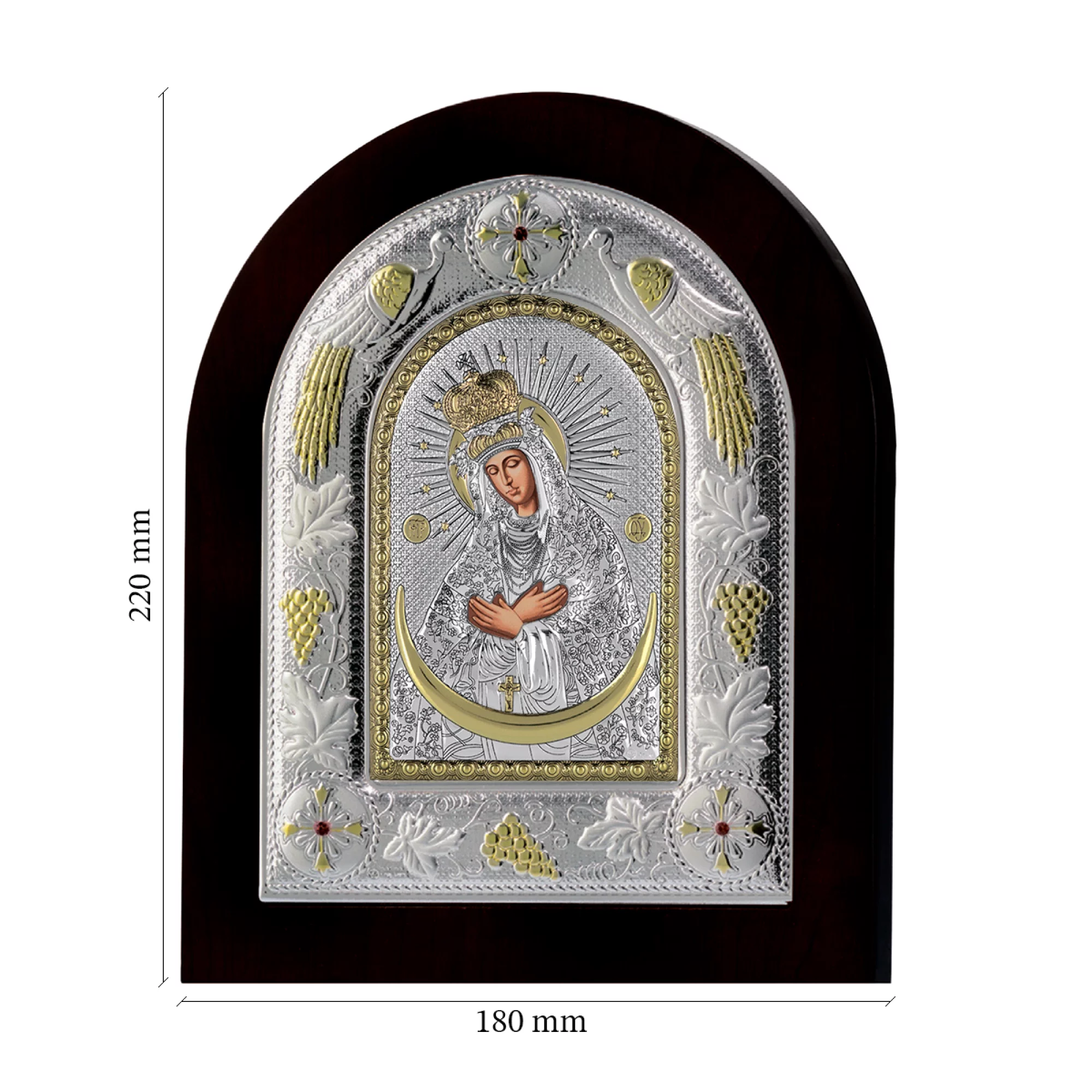 Икона Богородица Остробрамская 18x22 - 414387 – изображение 2