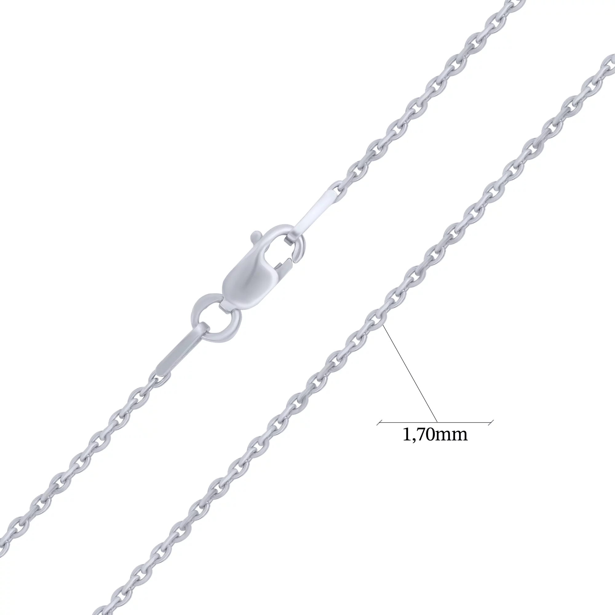 Цепочка из серебра плетение якорь - 1685549 – изображение 2