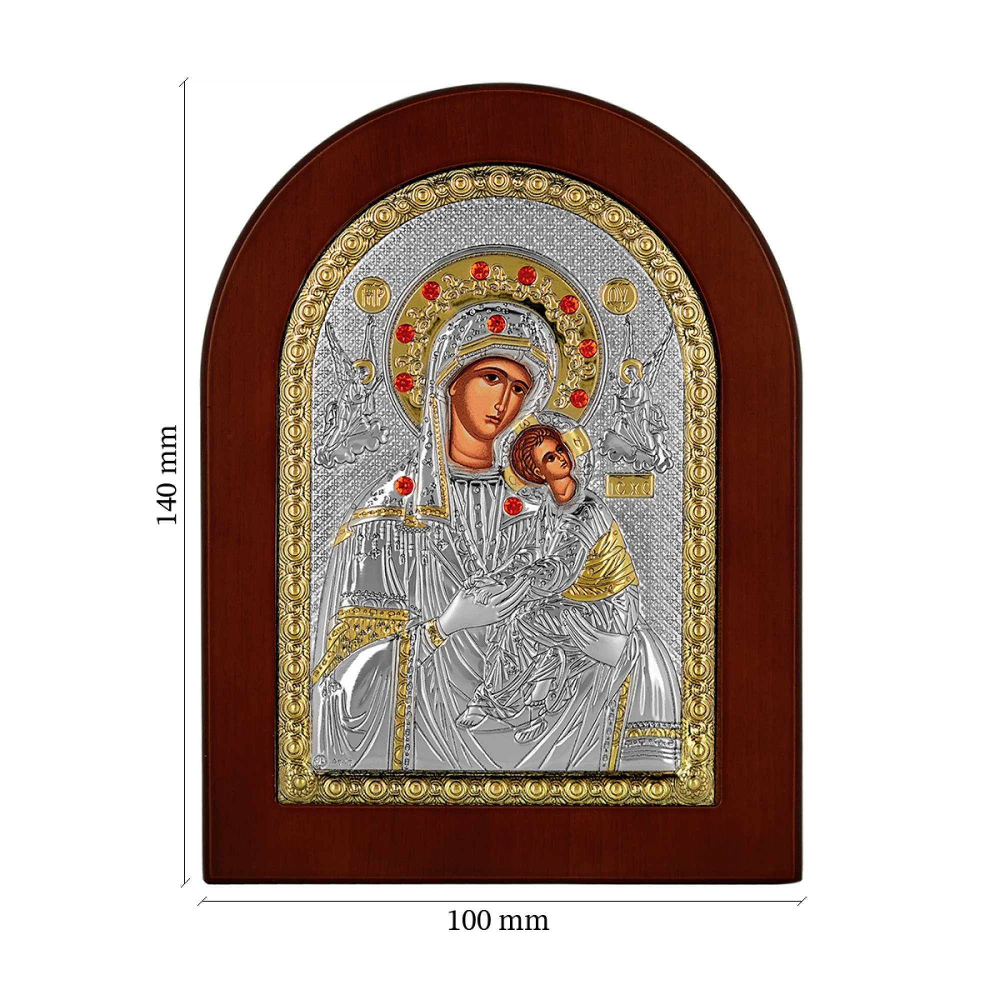 Икона серебряная "Пресвятая Богородица Страстная" - 413384 - 2