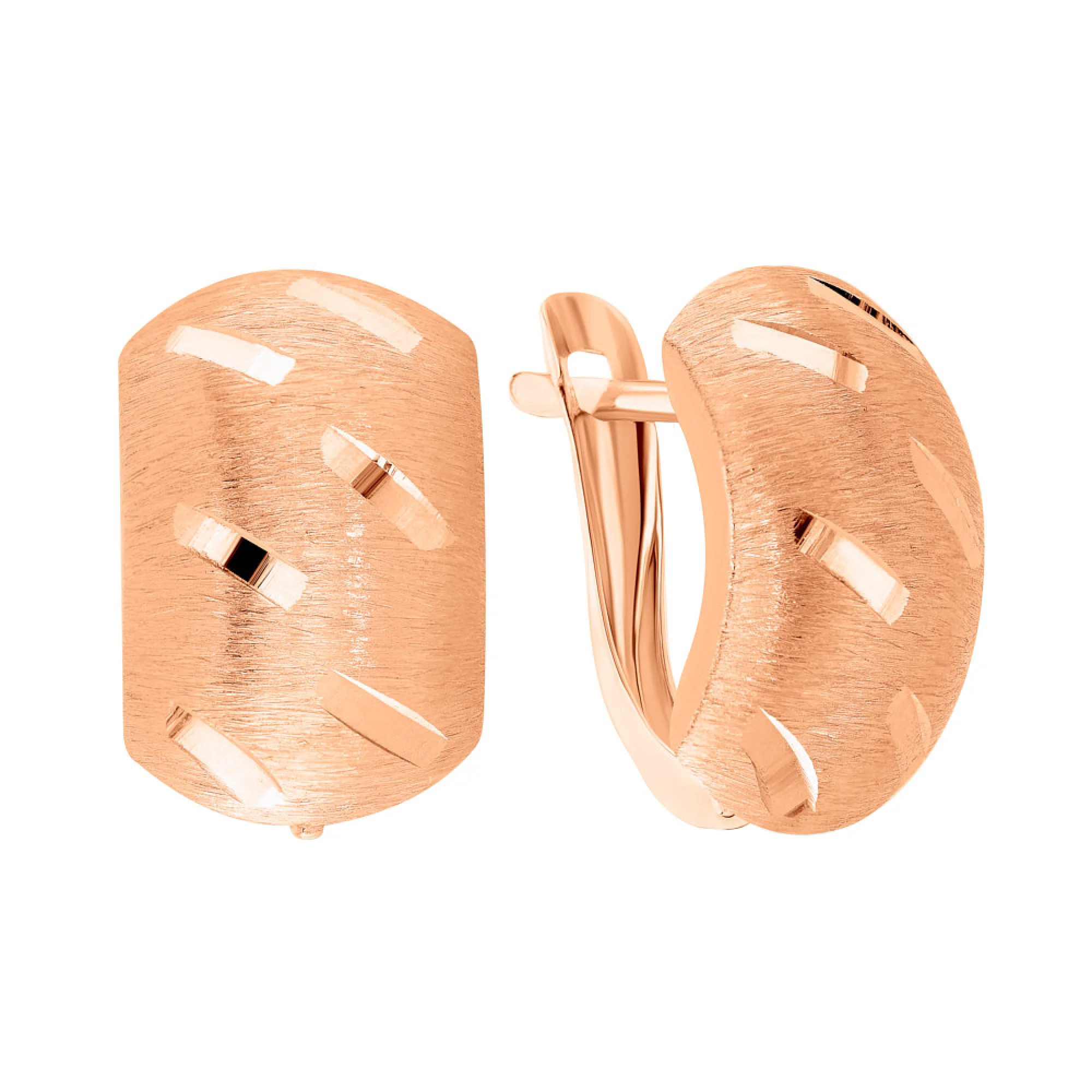 Серьги из красного золота - 964526 - 1