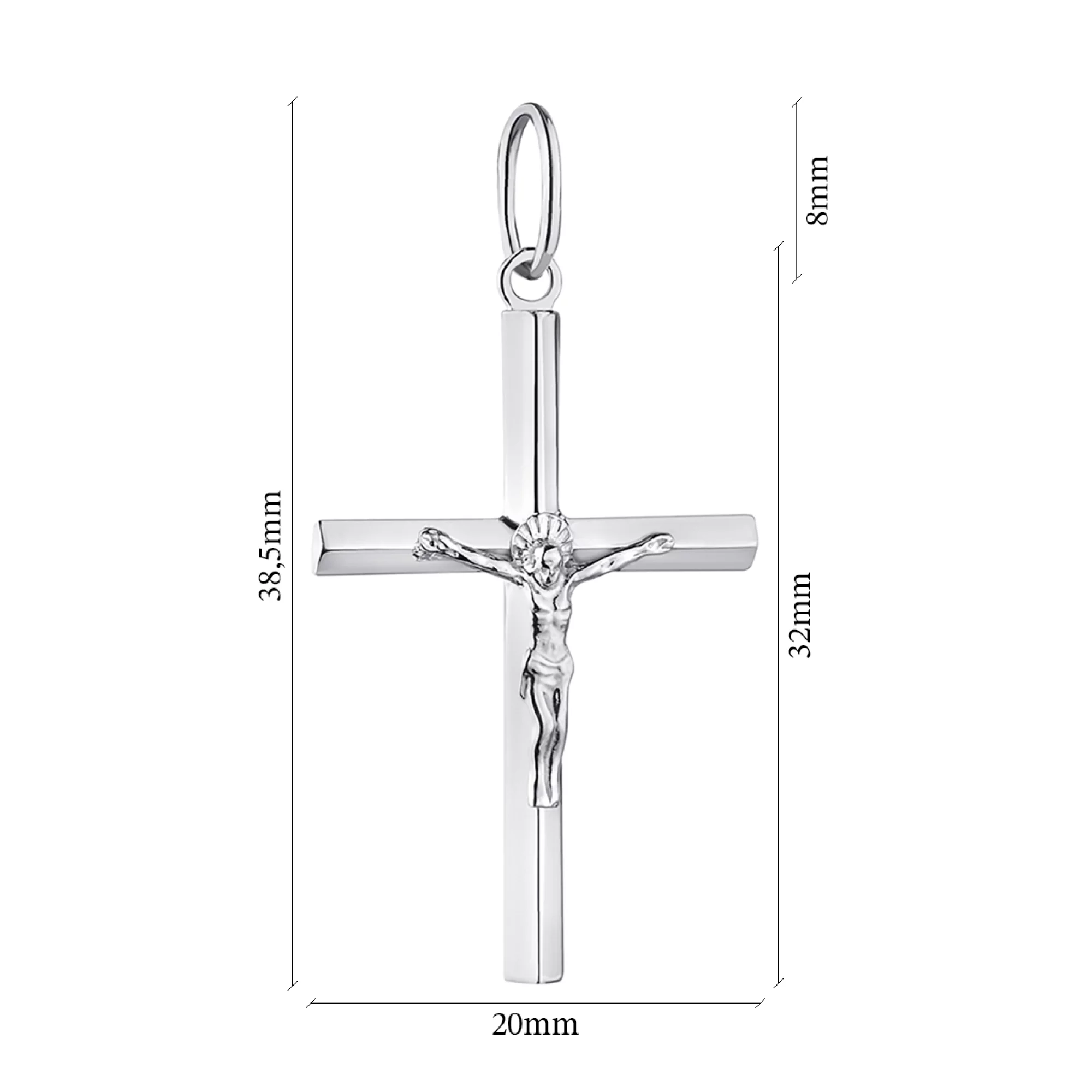 Срібний хрестик - 1301895 – зображення 2