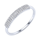 Серебряное кольцо с фианитами - 2289419