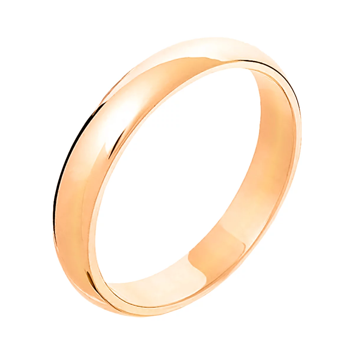 Обручальное кольцо из красного золота Классическое. Артикул 220200: цена, отзывы, фото – купить в интернет-магазине AURUM