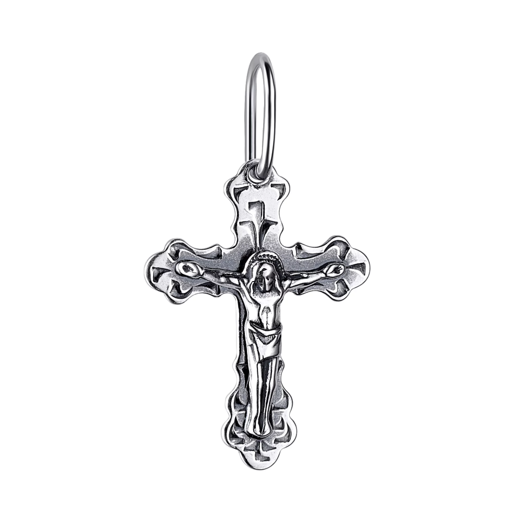 Хрестик зі срібла - 1450270 – зображення 1