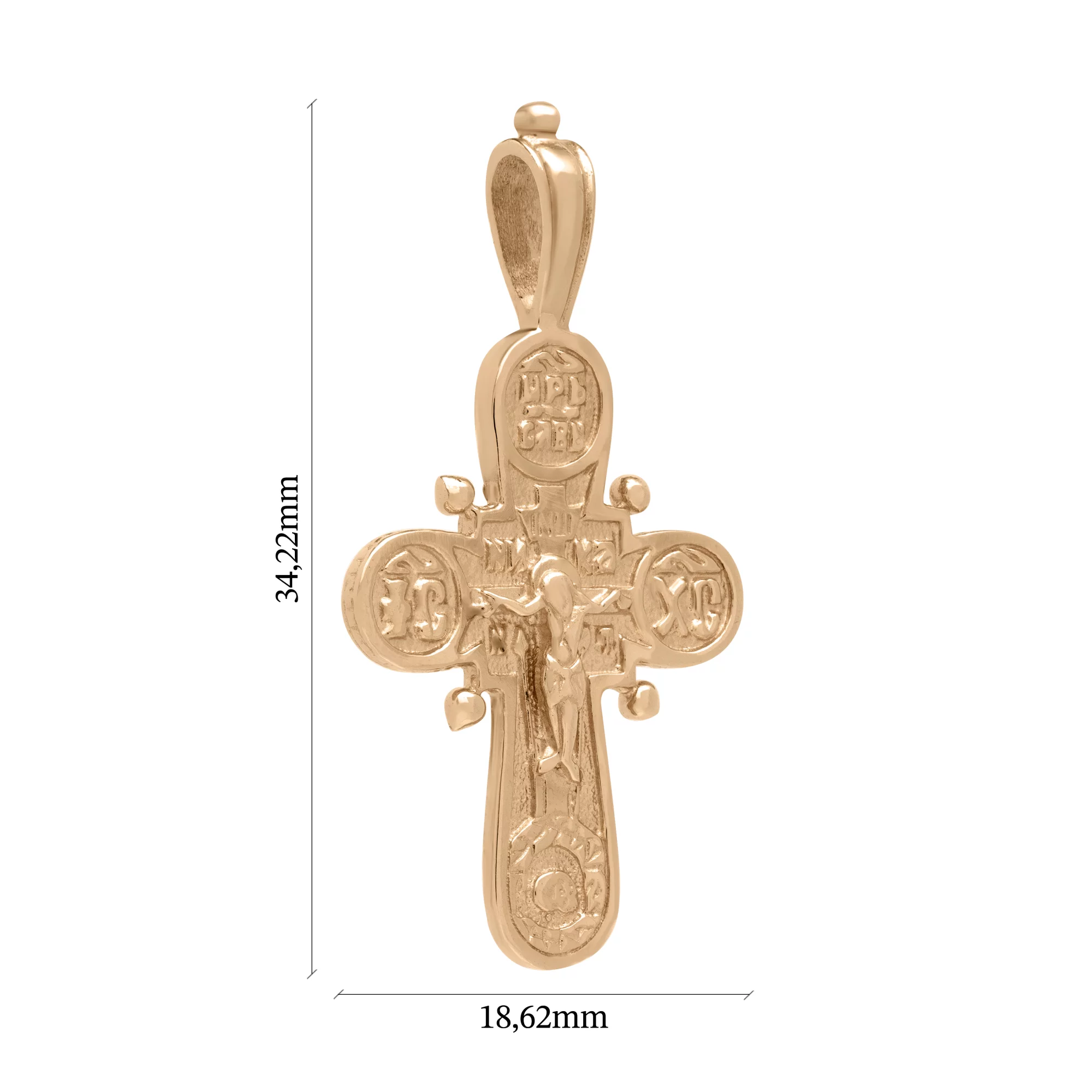 Крест в красном золоте - 1703879 – изображение 3