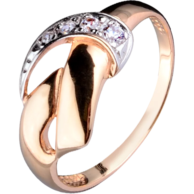 Золотое кольцо с фианитом. Артикул 1178: цена, отзывы, фото – купить в интернет-магазине AURUM
