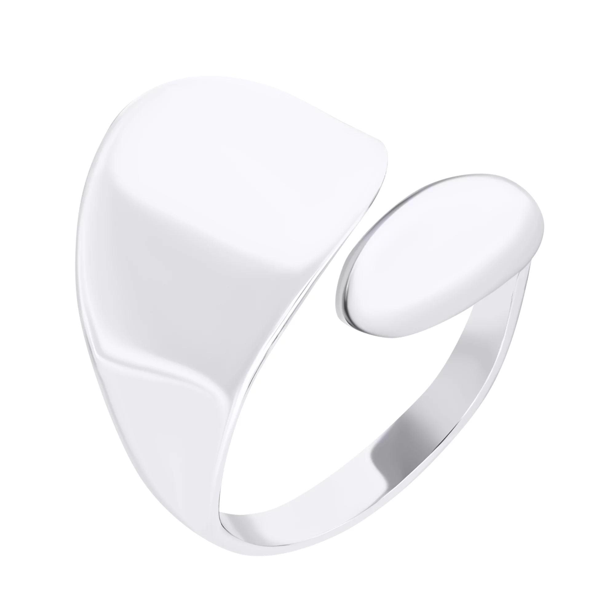 Кольцо из серебра геометрической формы - 1534997 – изображение 1
