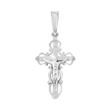 Хрестик у білому золоті - 959630