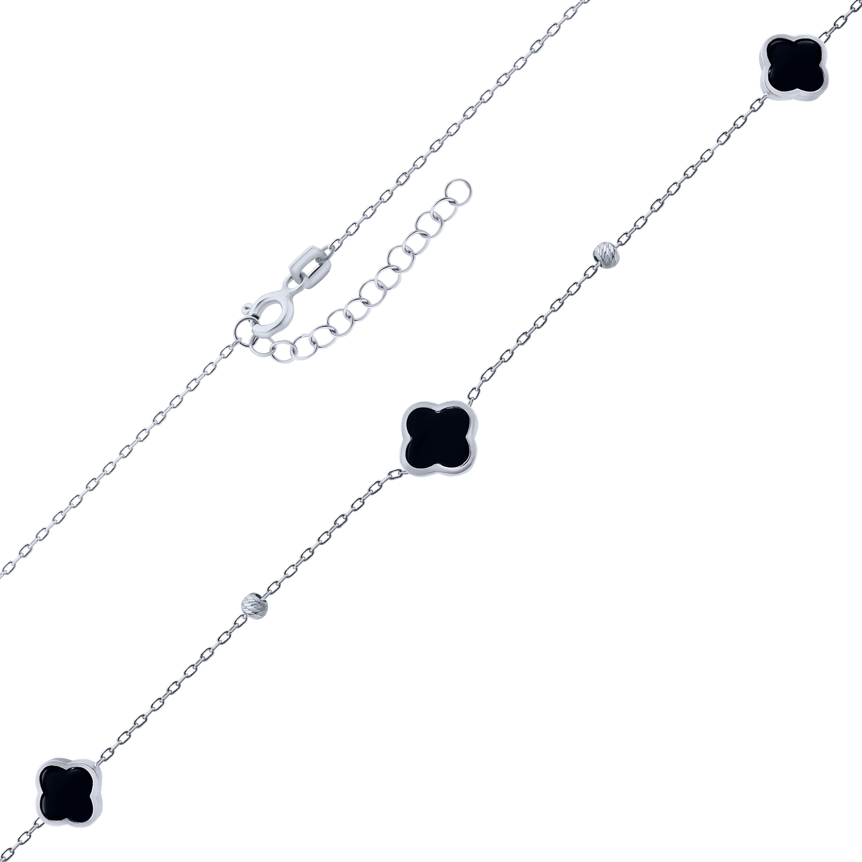 Срібні кольє конюшина