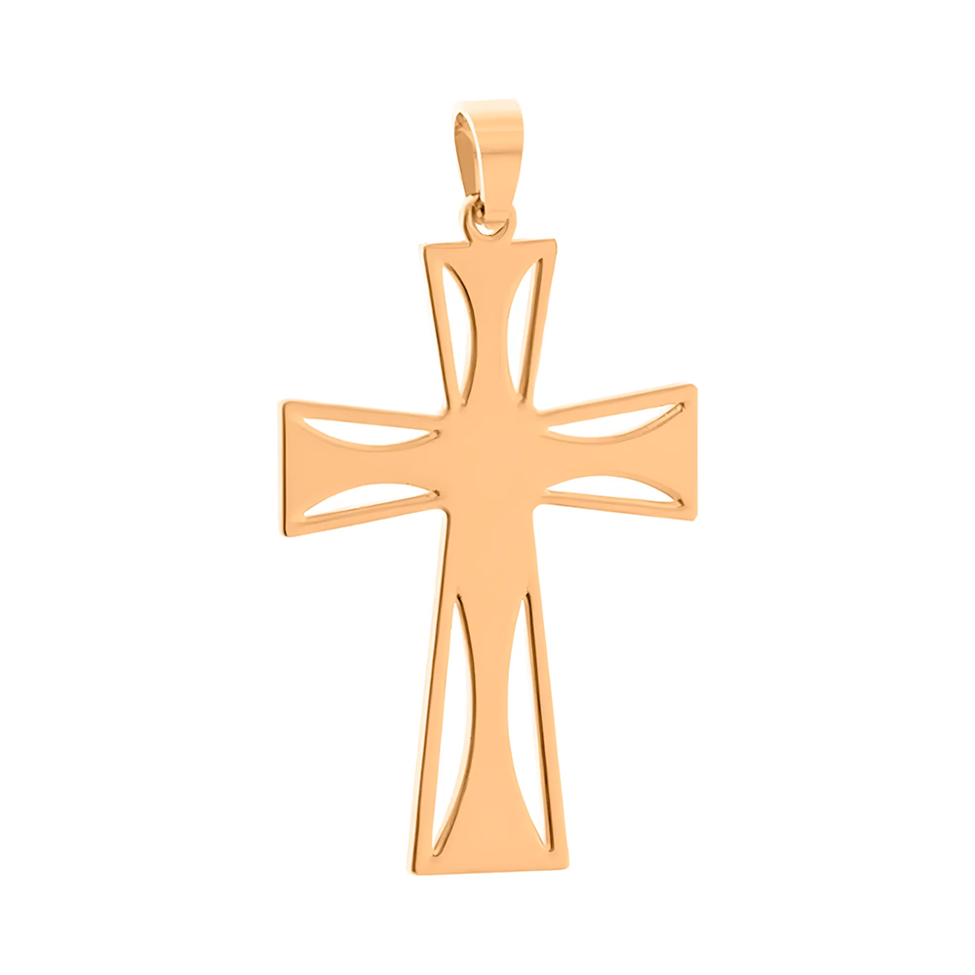 Крестик из красного золота - 1451269 – изображение 1