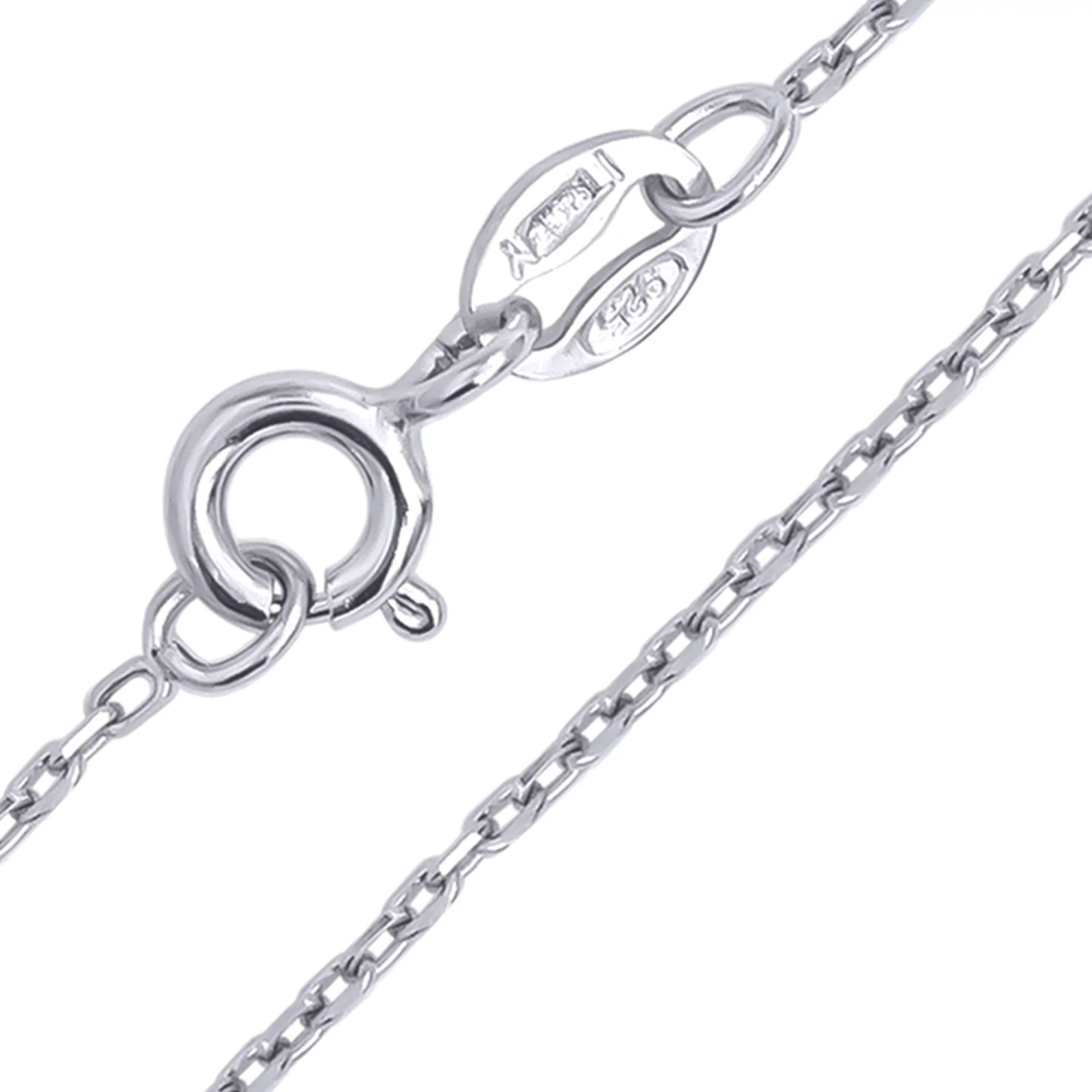 Серебряная цепочка плетение якорь - 686897 – изображение 1