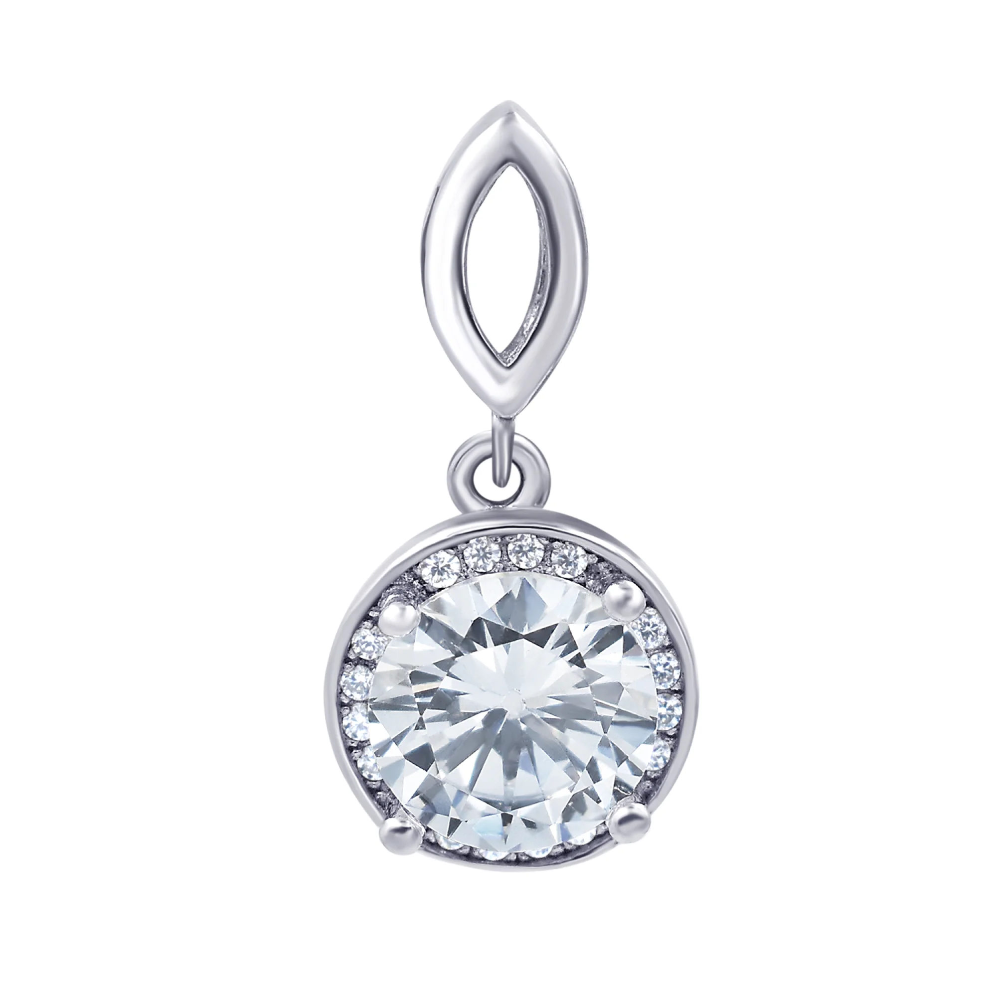 Подвес из серебра с фианитами - 426993 - 1