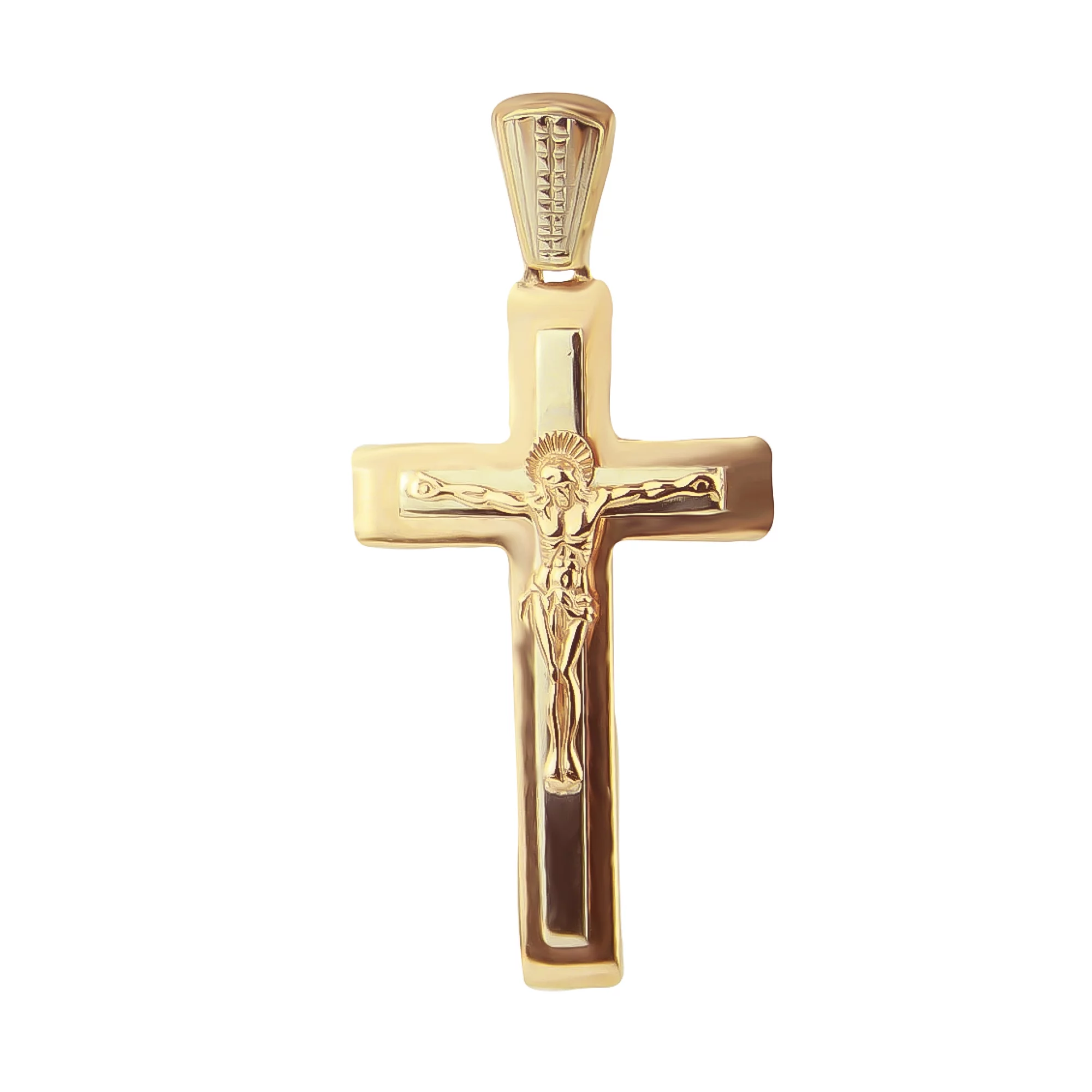 Крестик из красного золота - 392477 – изображение 2