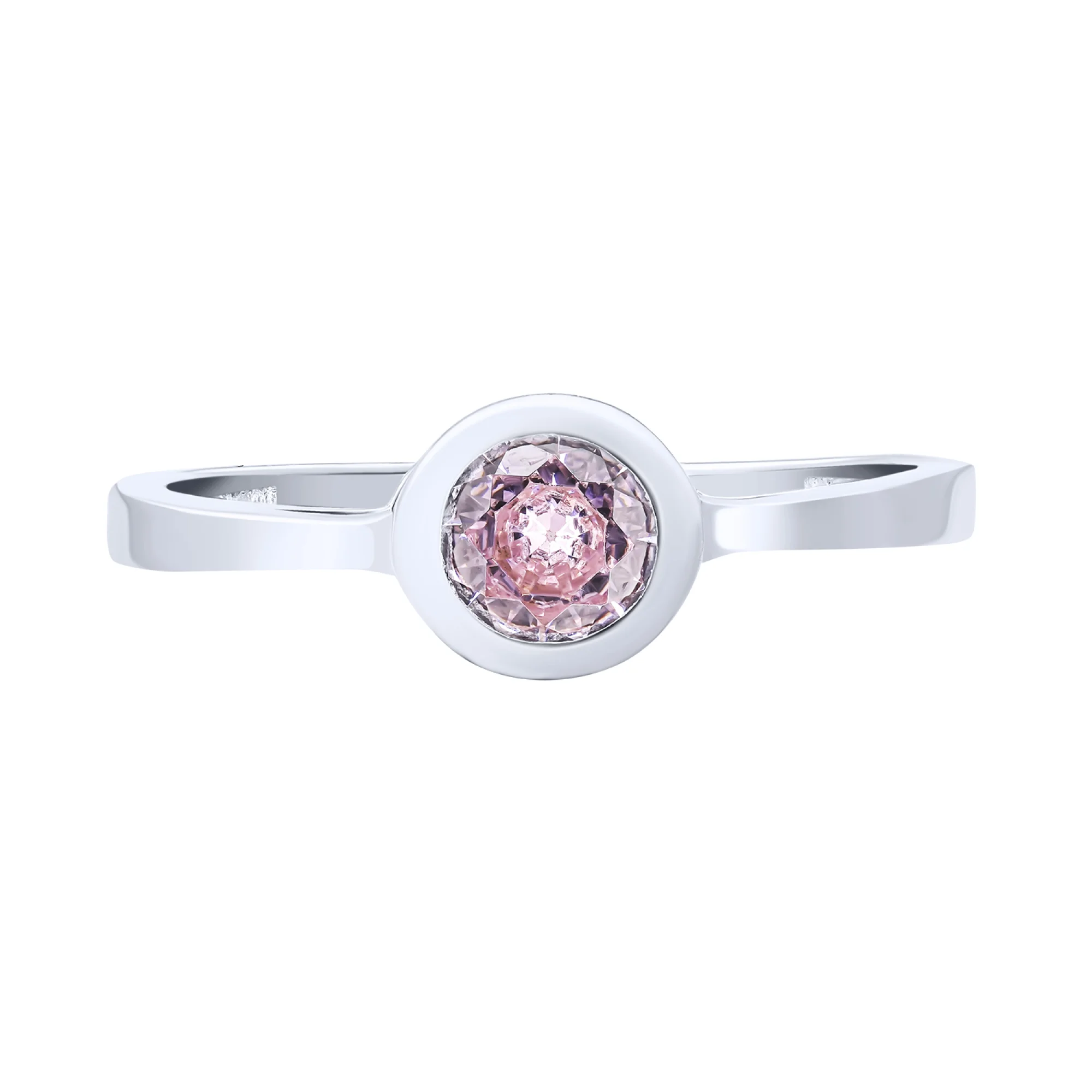 Серебряное кольцо с фианитом - 1626221 - 2