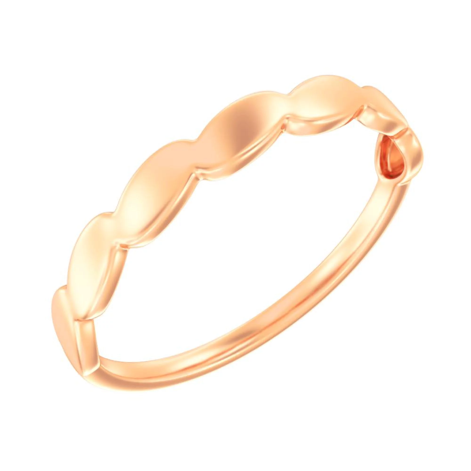 Кольцо из красного золота  - 1450747 – изображение 1