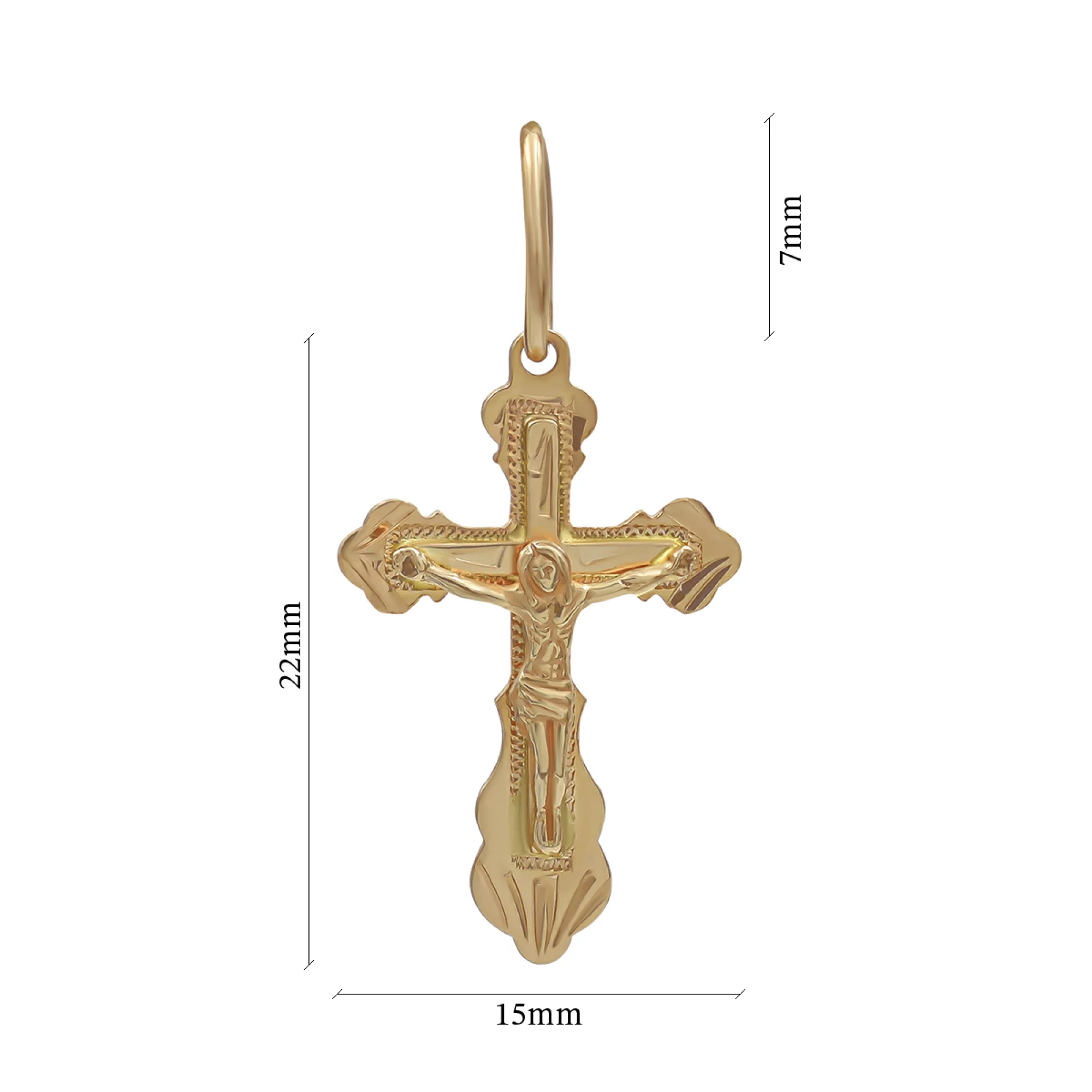 Золотой крестик - 773515 – изображение 3