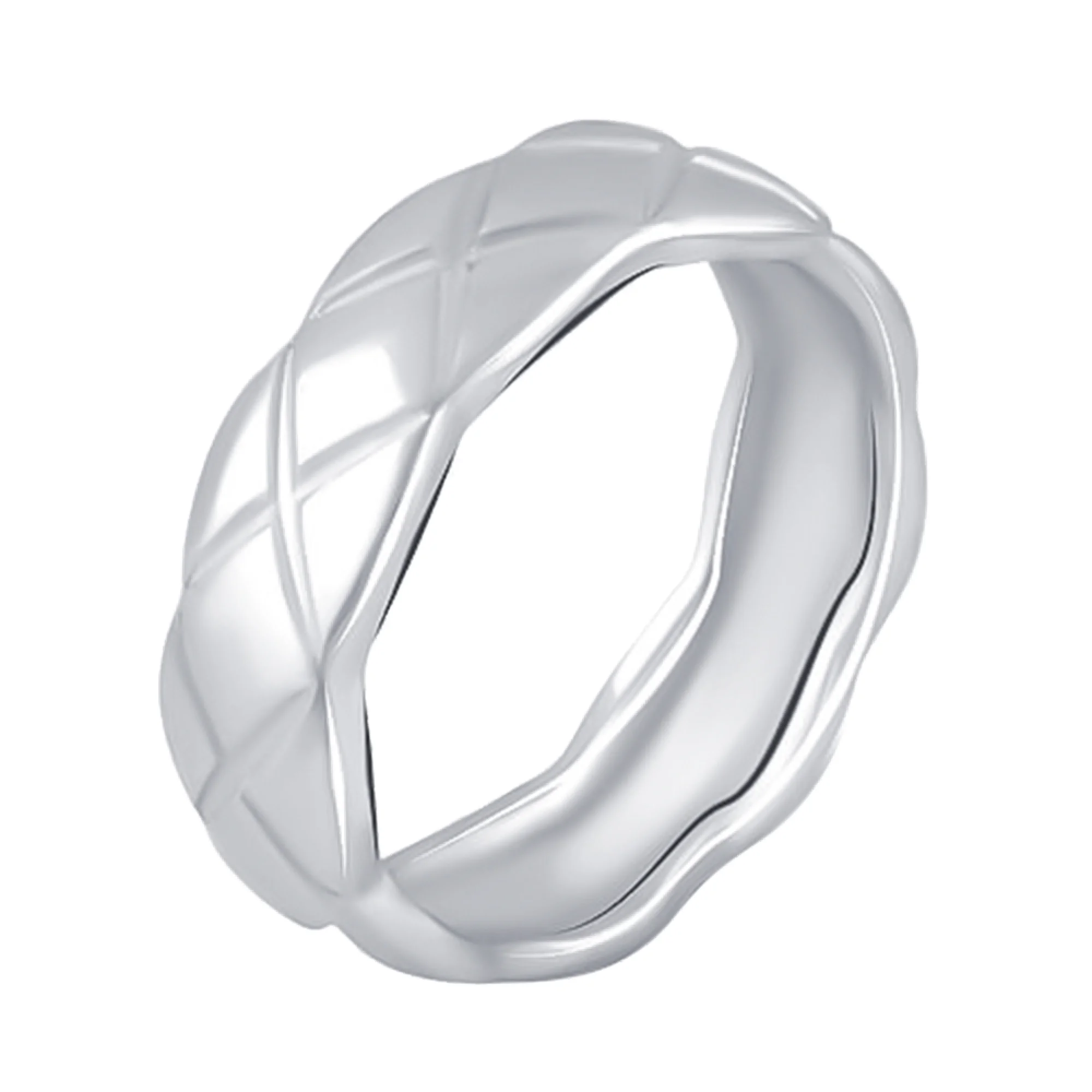Серебряное кольцо с узором - 1469568 - 1