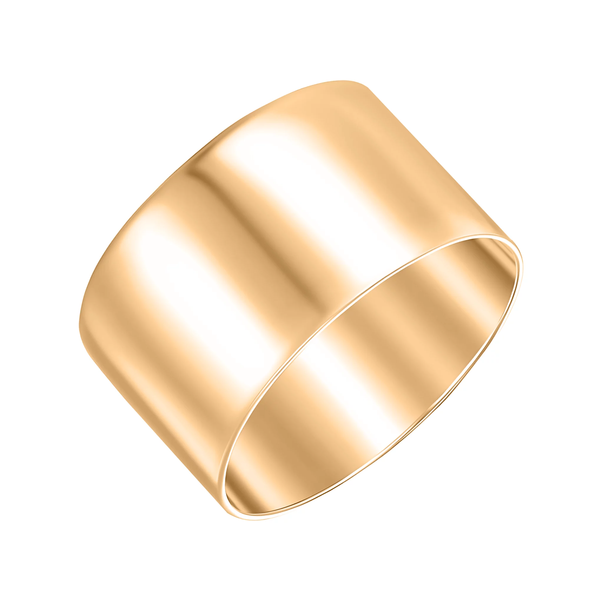 Обручальное кольцо классическое из красного золота - 1434985 – изображение 1