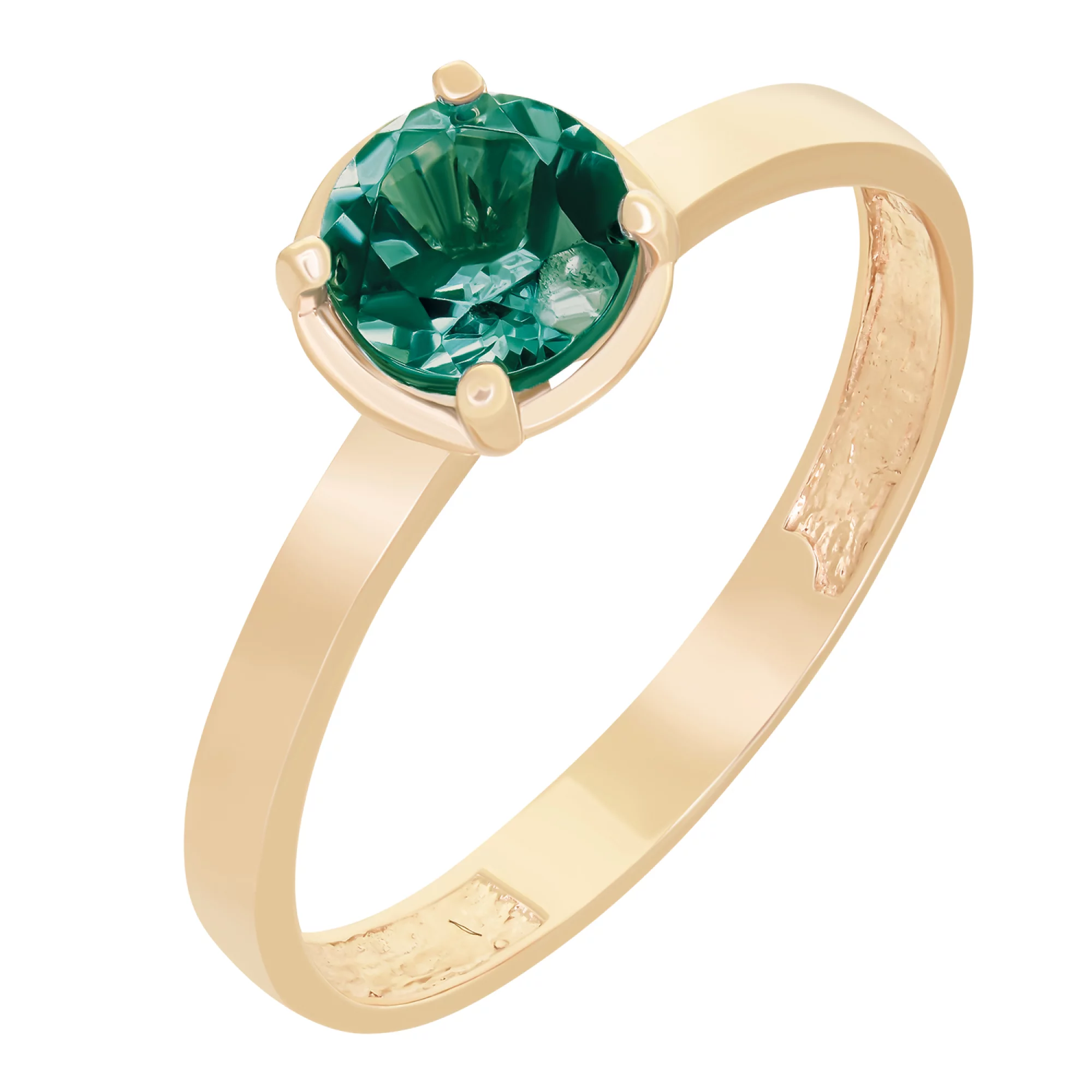 Золотое кольцо с турмалином - 1625333 – изображение 1