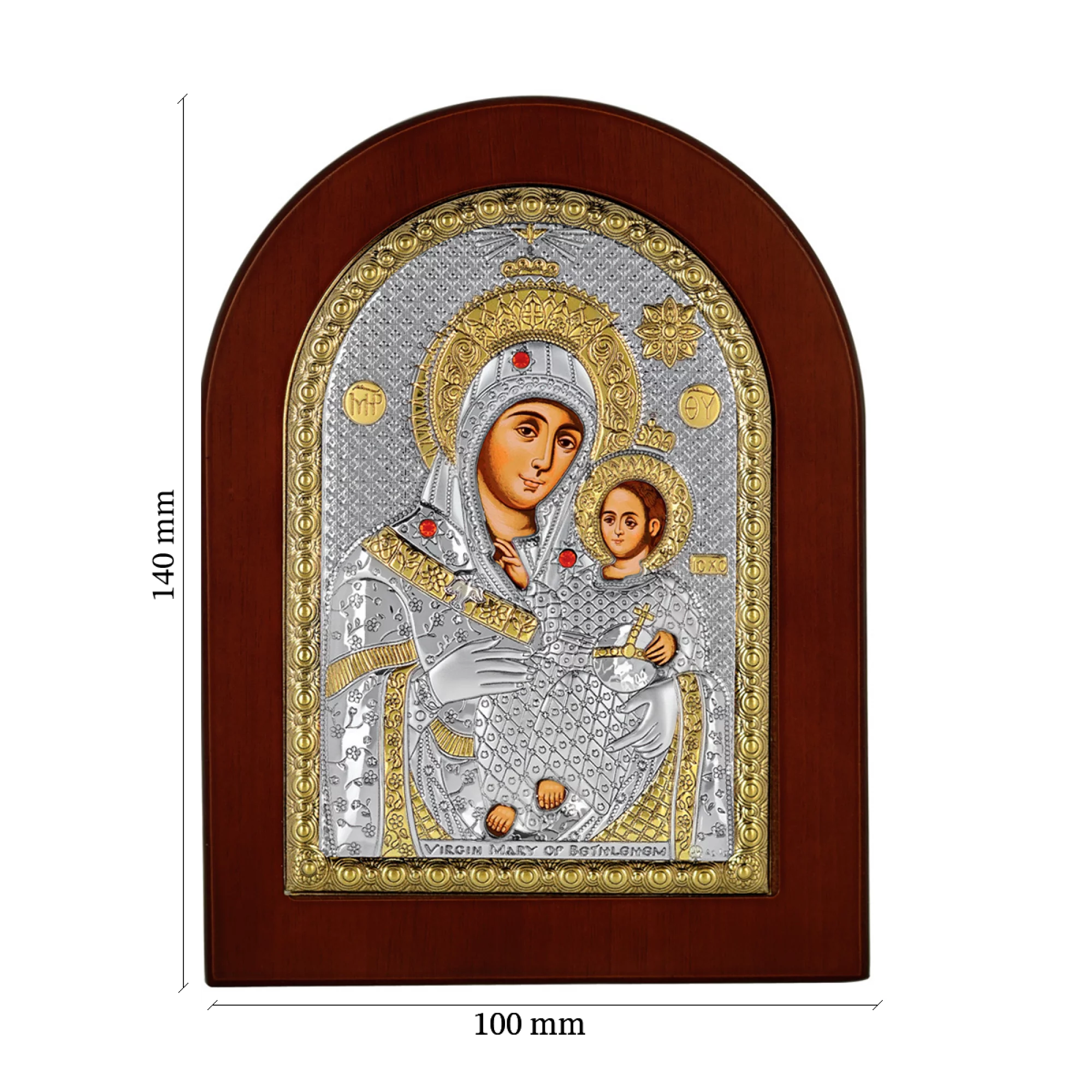 Ікона Пресвята Богородиця «Віфлеємська». Розмір 10х14 см - 413367 – зображення 2