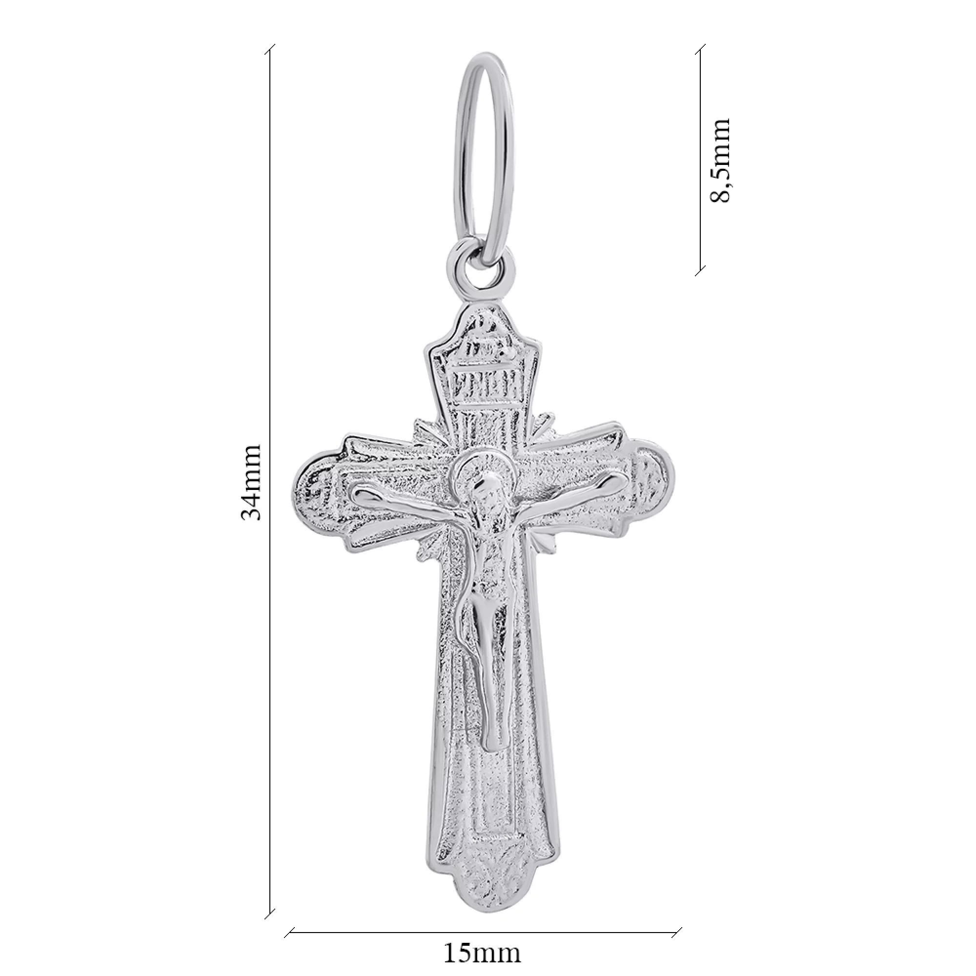 Хрестик зі срібла - 1349874 – зображення 3