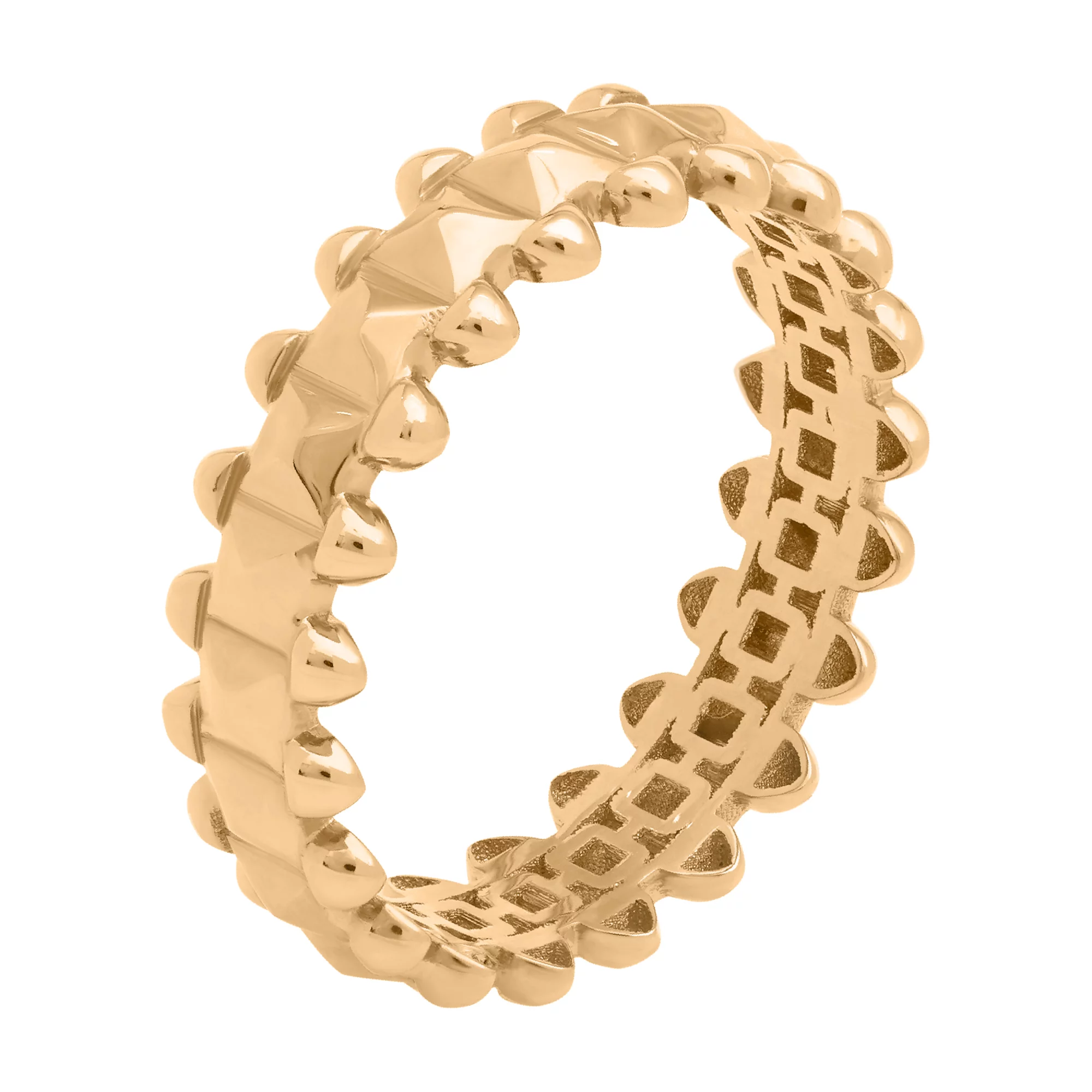 Кольцо из красного золота "Clash" - 1736225 – изображение 1