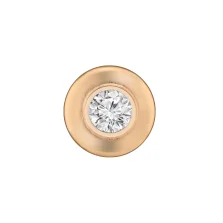 Золотий підвіс з фіанітом - 383358