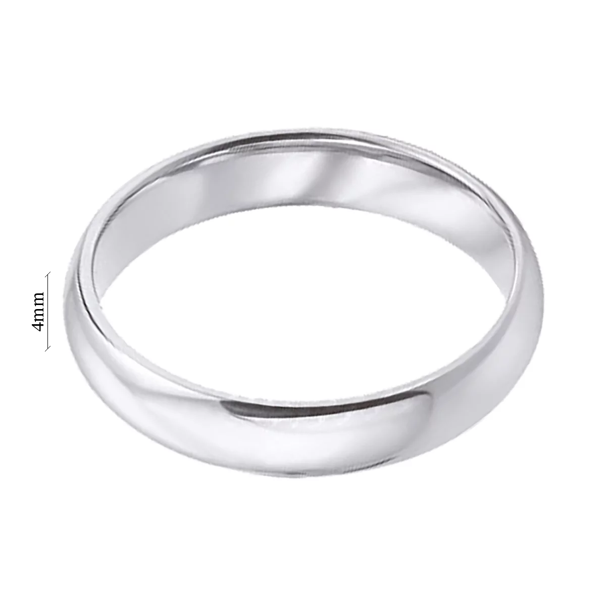 Обручальное кольцо Комфорт из белого золота Классическая. Артикул 239234б: цена, отзывы, фото – купить в интернет-магазине AURUM