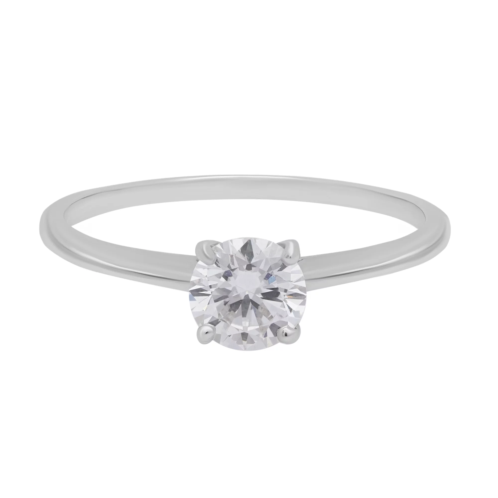 Золотое кольцо для помолвки с бриллиантом - 1706425 – изображение 2