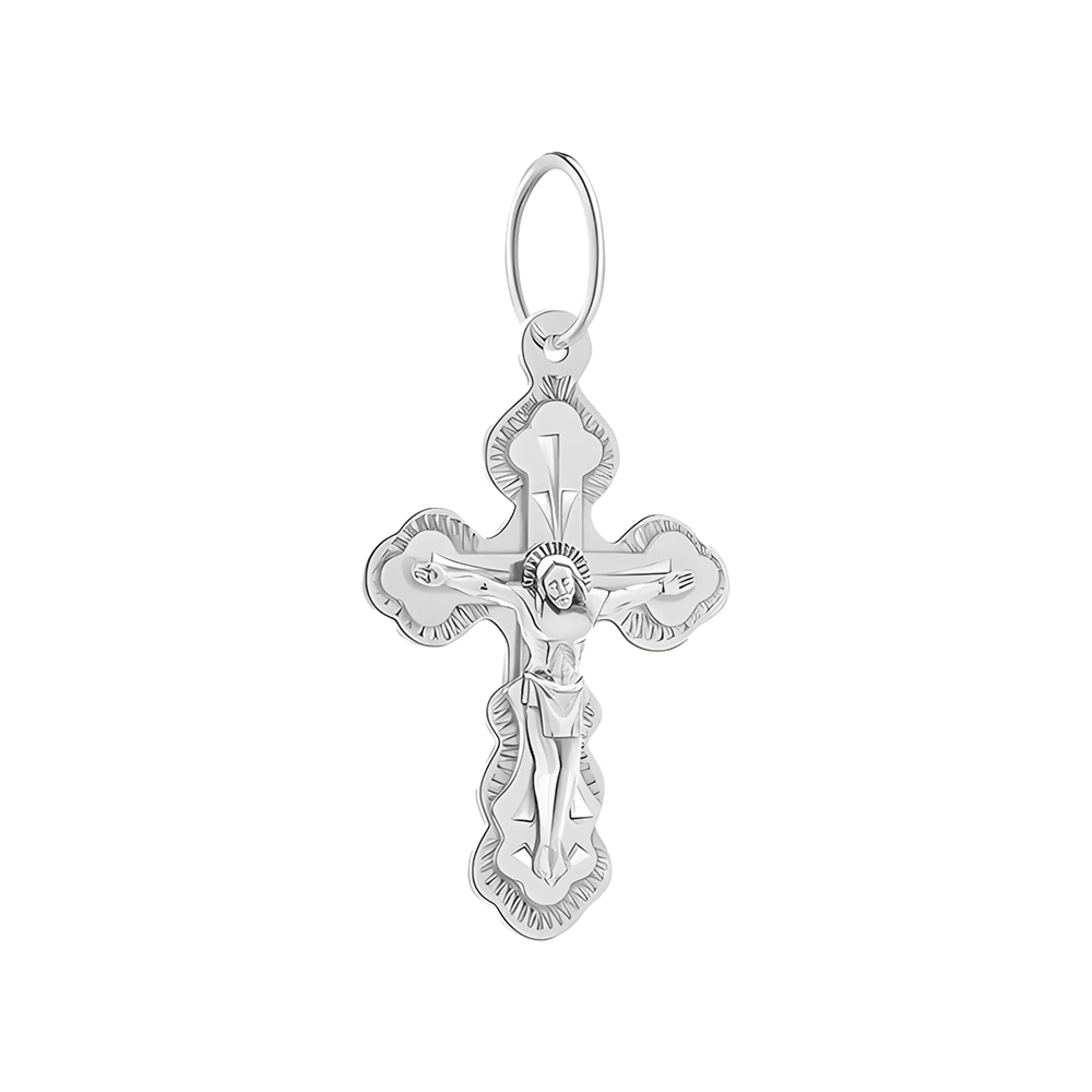 Серебряный крестик - 383572 - 2