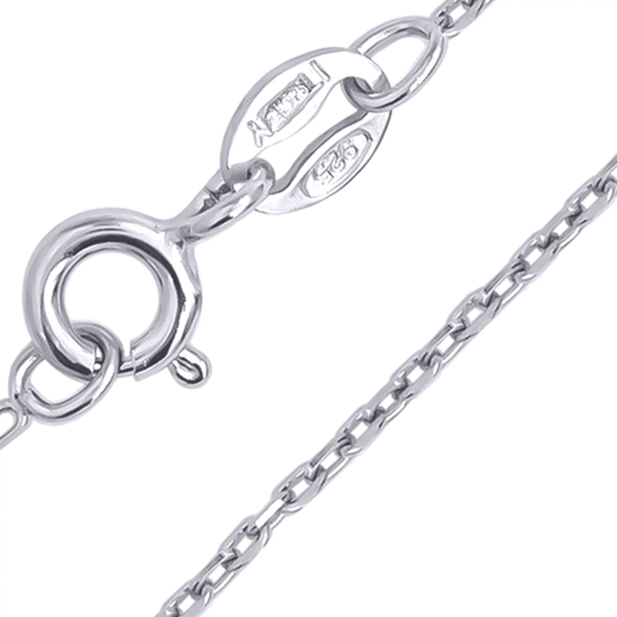 Серебряная цепочка плетение якорь - 1442577 – изображение 1