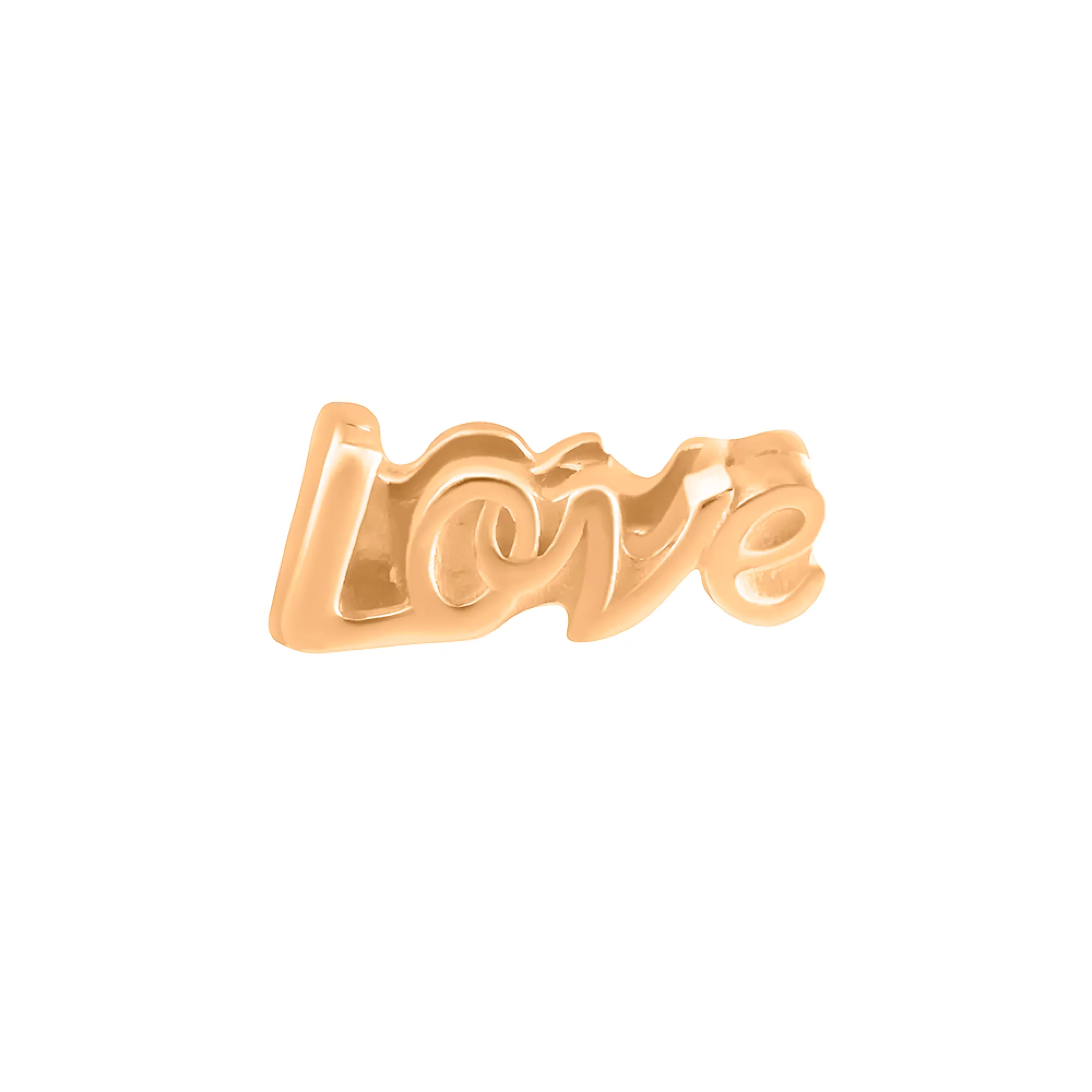 Золота підвіска "Love" - 1403381 – зображення 1