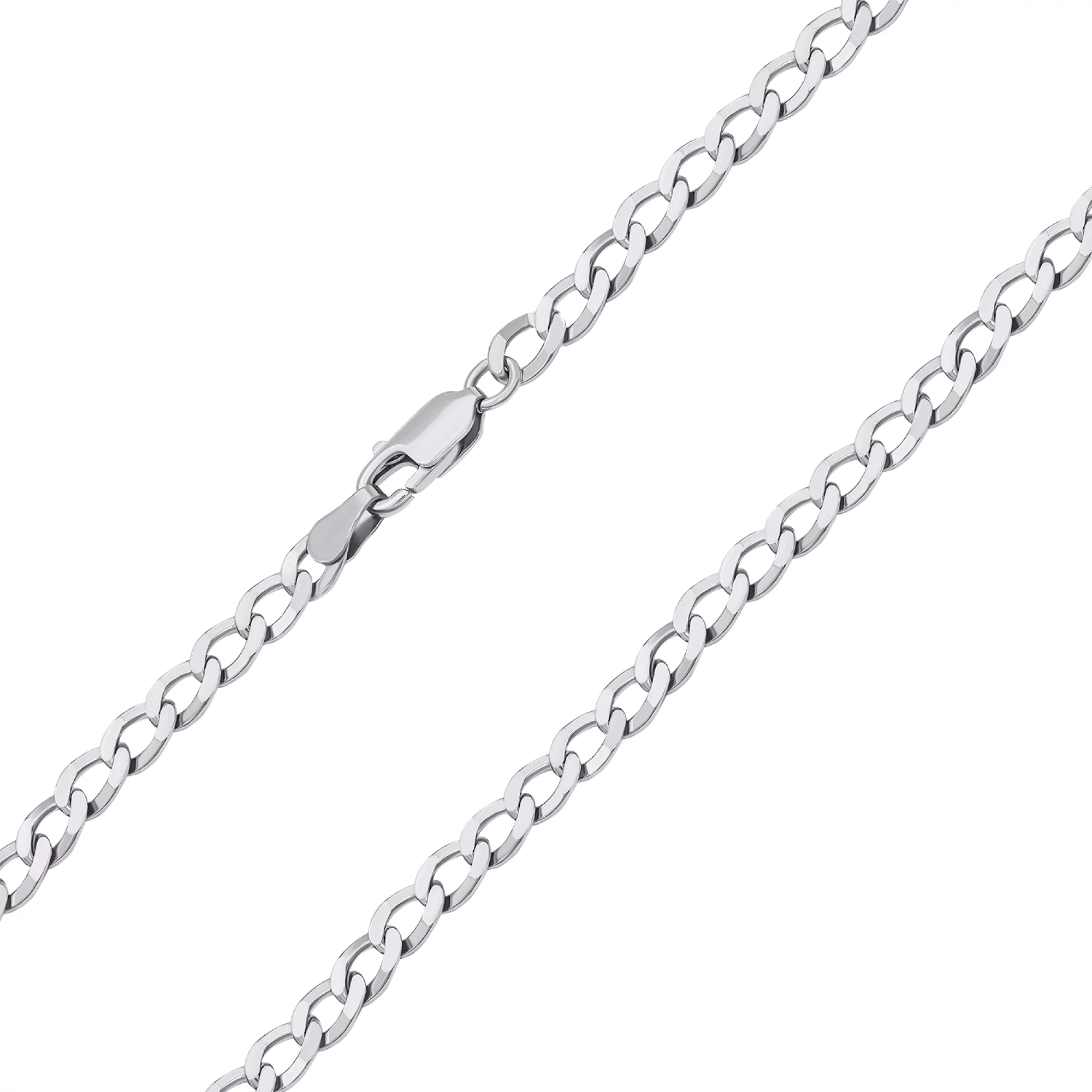 Браслет серебряный с плетением панцирь - 1486900 – изображение 2