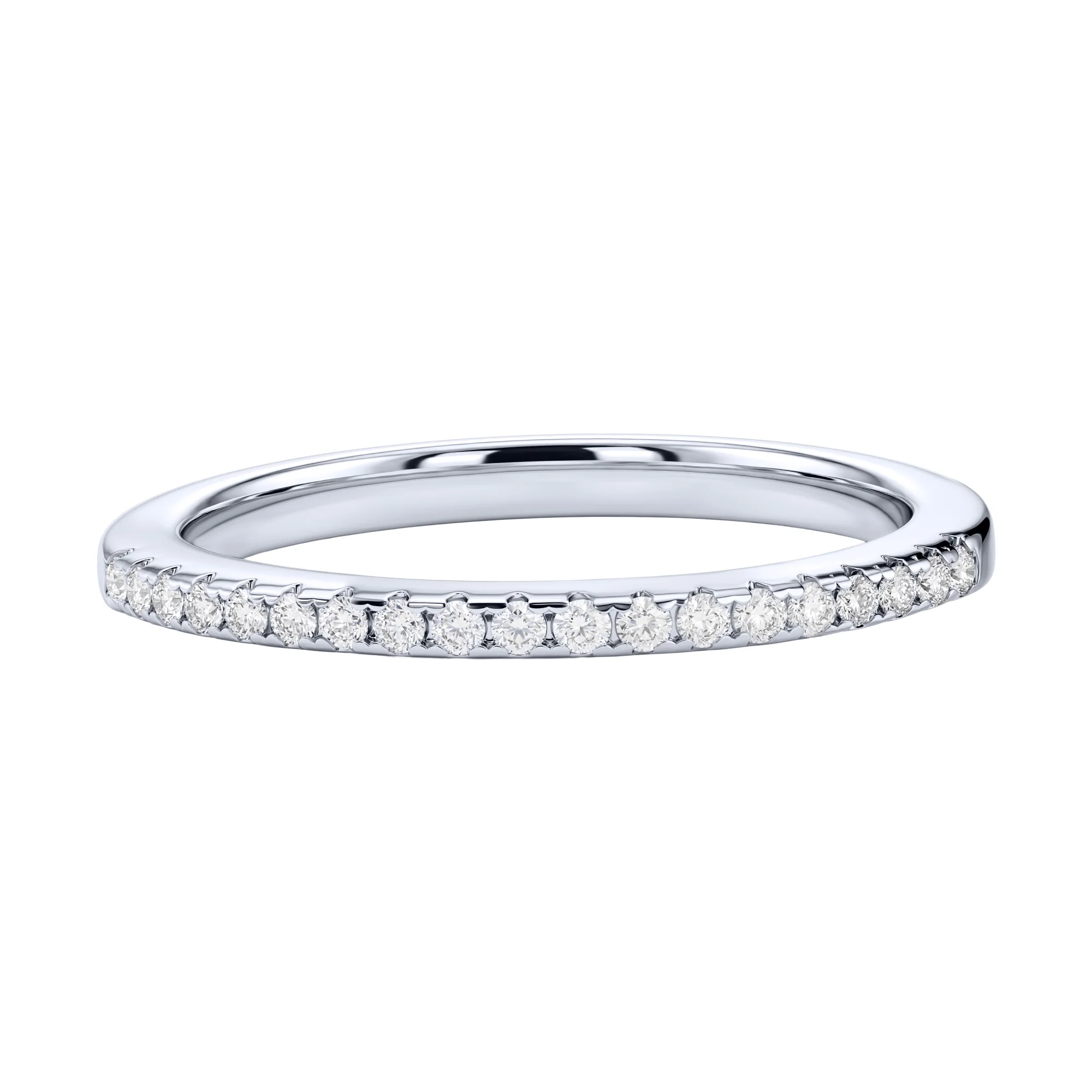 Серебряное двойное кольцо 2 в 1 с фианитами - 2289438 - 3
