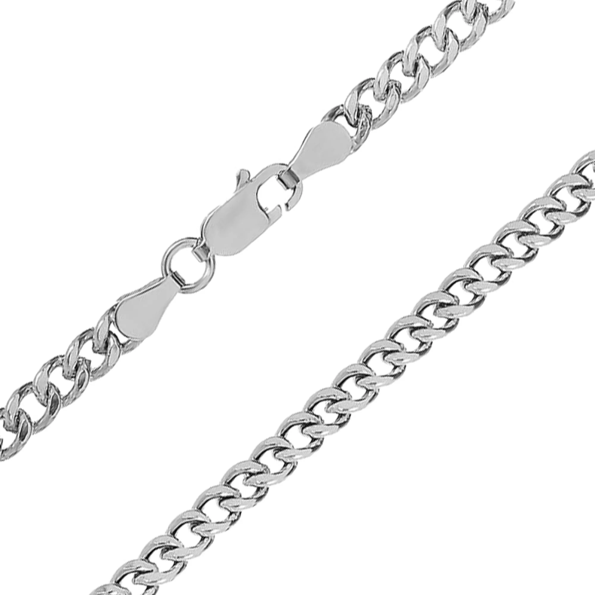 Ланцюжок зі срібла плетіння панцир - 1668943 – зображення 1