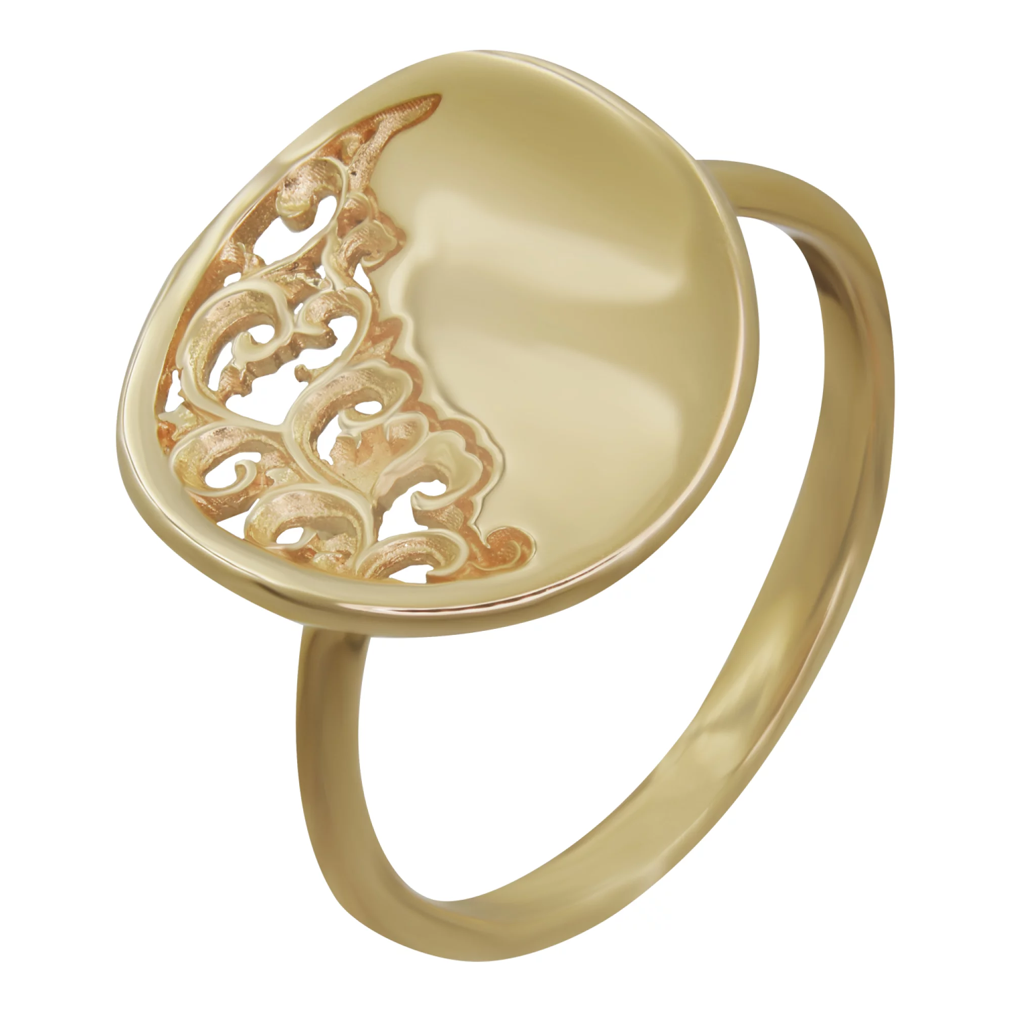 Кольцо из красного золота - 902114 – изображение 1