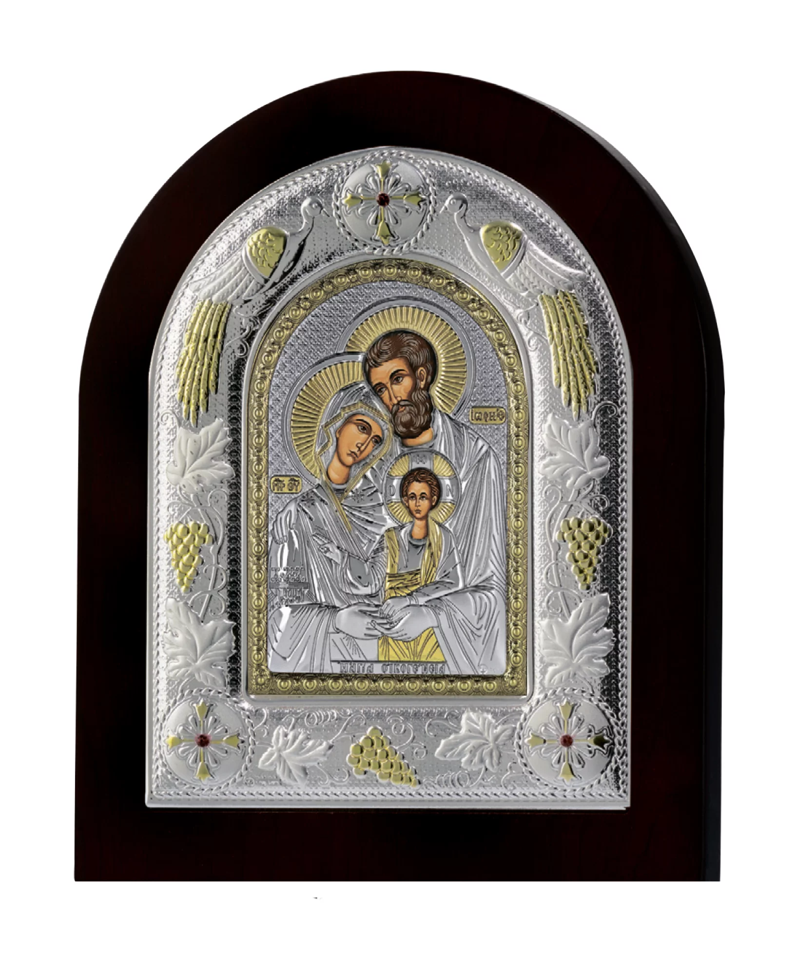 Икона Святое Семейство 24x29 мм - 413448 – изображение 1