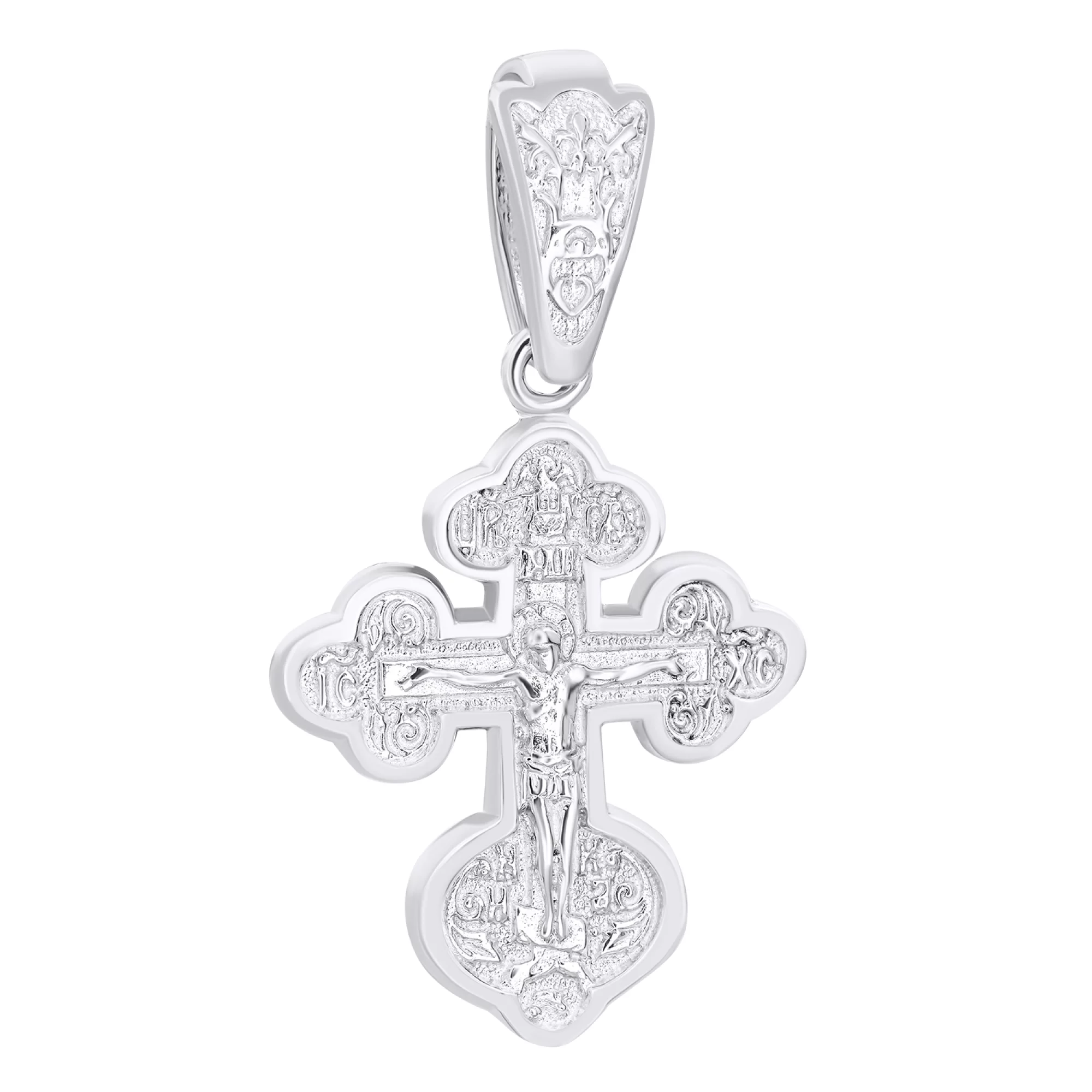 Срібний православний хрест - 1546658 – зображення 1