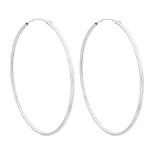 Сережки-кільця зі срібла  - 1545087