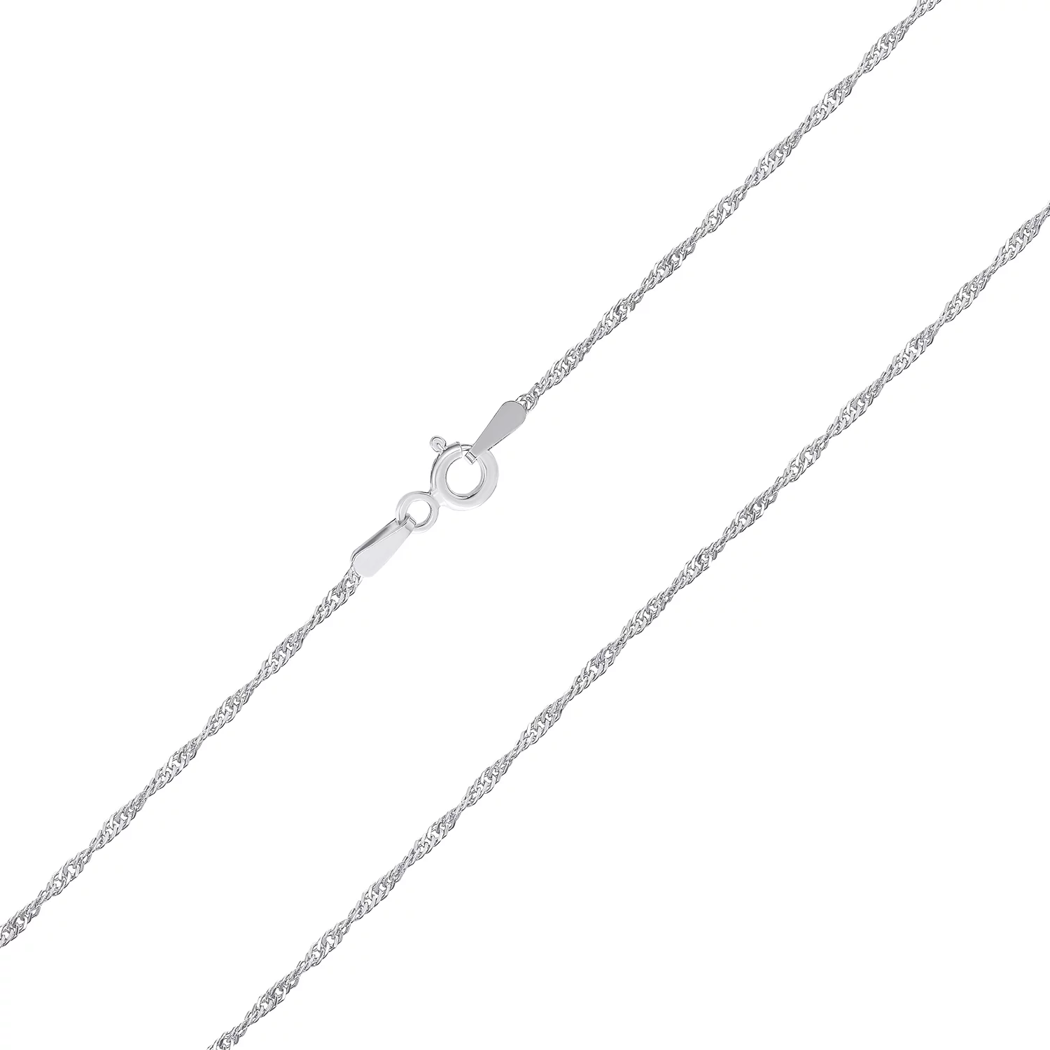 Цепочка серебряная плетение Сингапур. Артикул 0303202: цена, отзывы, фото – купить в интернет-магазине AURUM