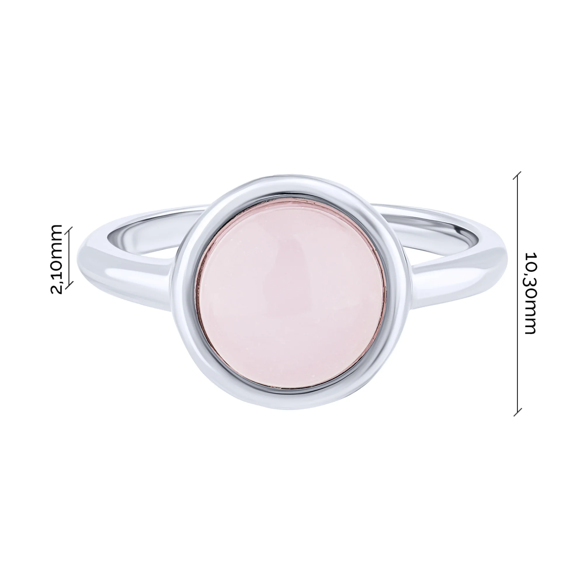 Серебряное кольцо с кварцем - 2178164 - 3