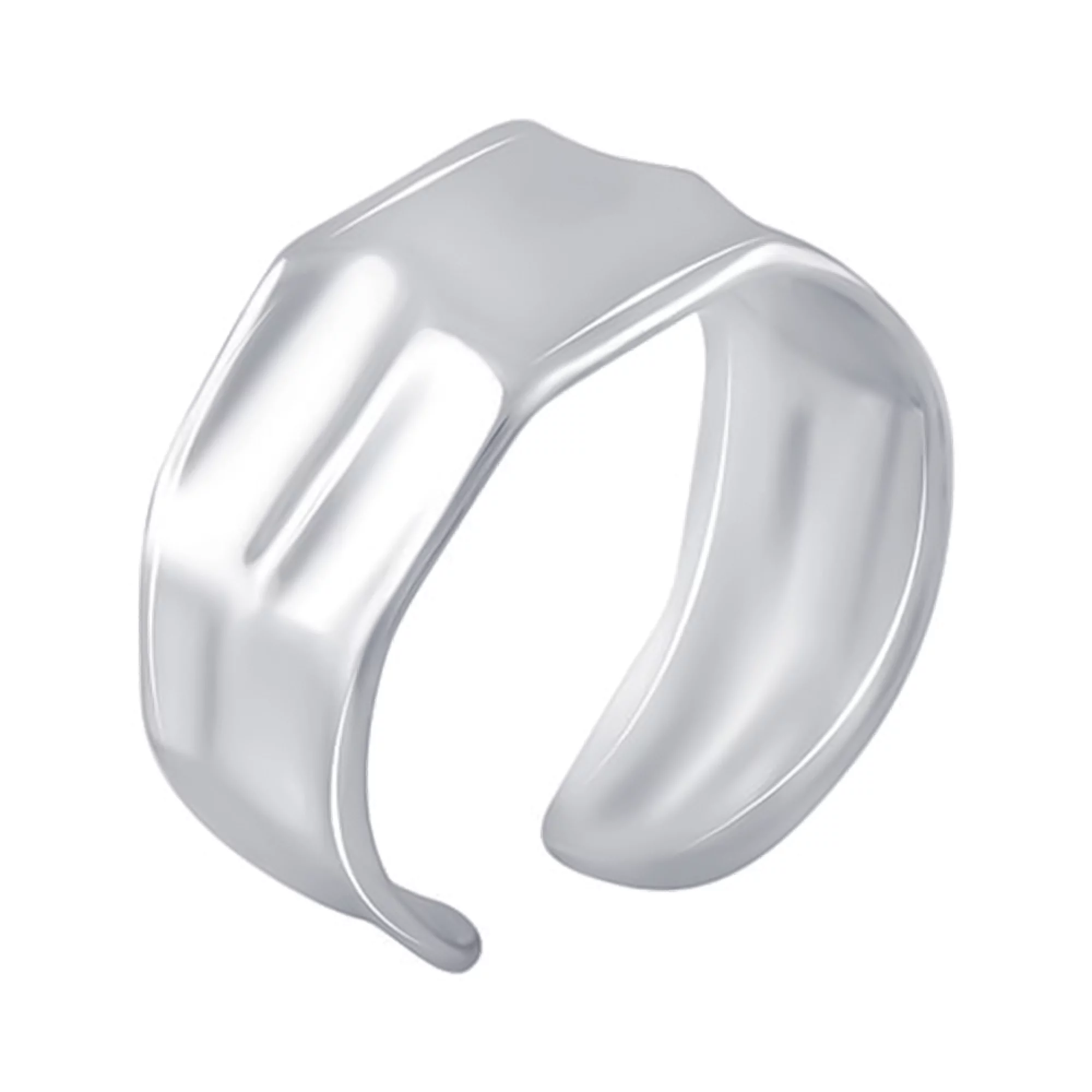 Незамкнутое кольцо из серебра  - 1469614 – изображение 1