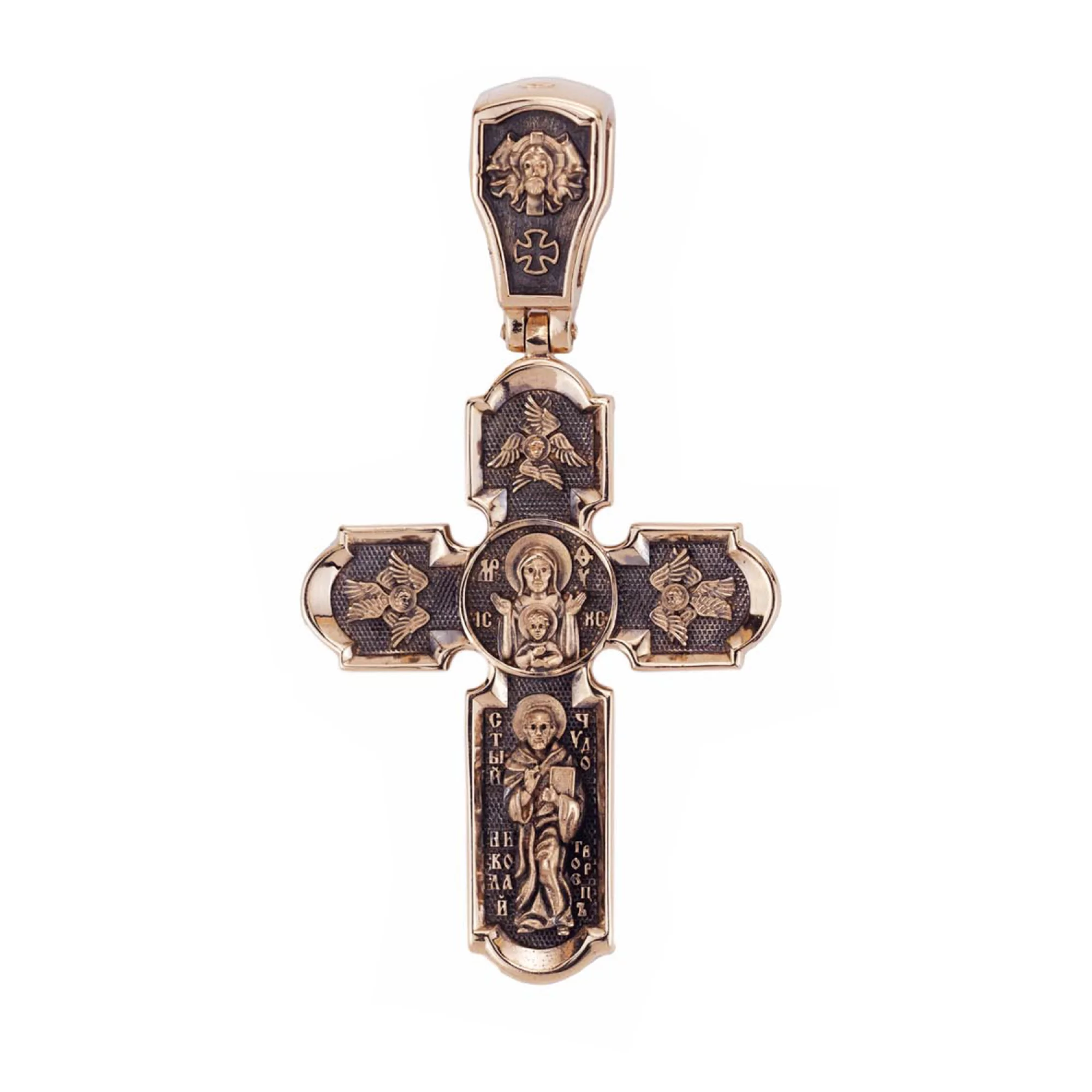 Золотой крест с чернением - 1573441 – изображение 2
